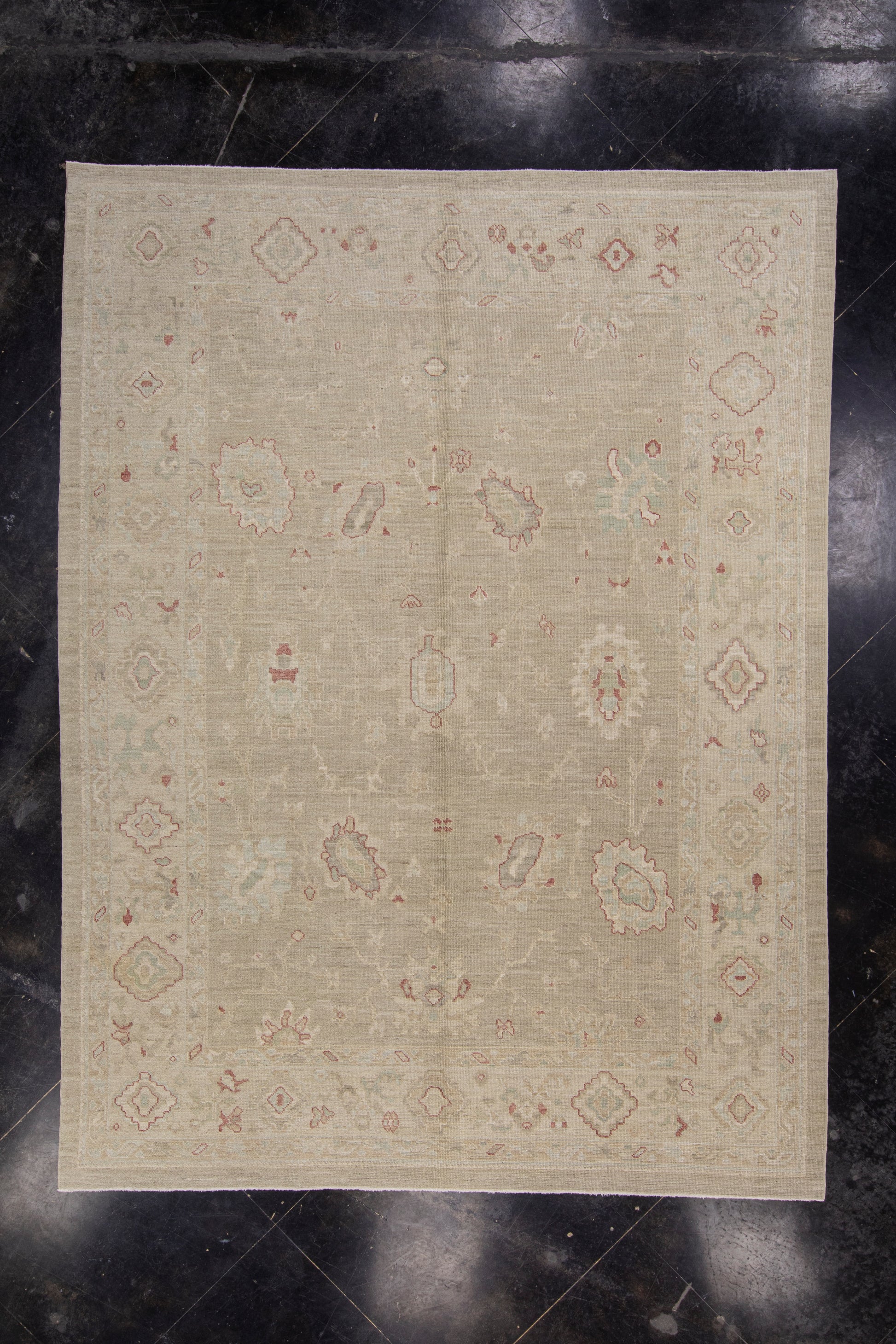 Turkish Oushak Rug 9'2" x 12'2" #1027
