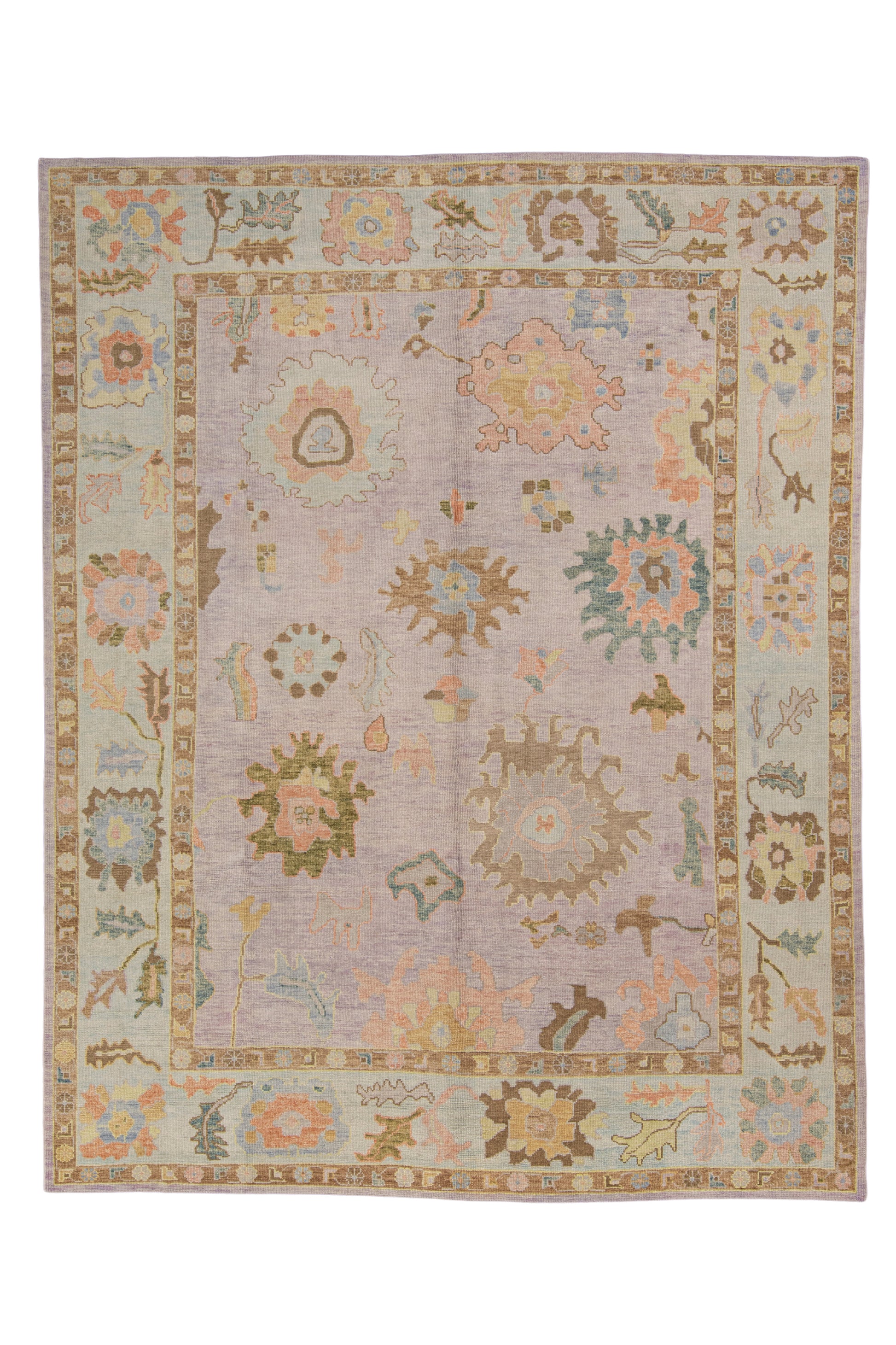 Turkish Oushak Rug 9'5" x 11'11" #1044