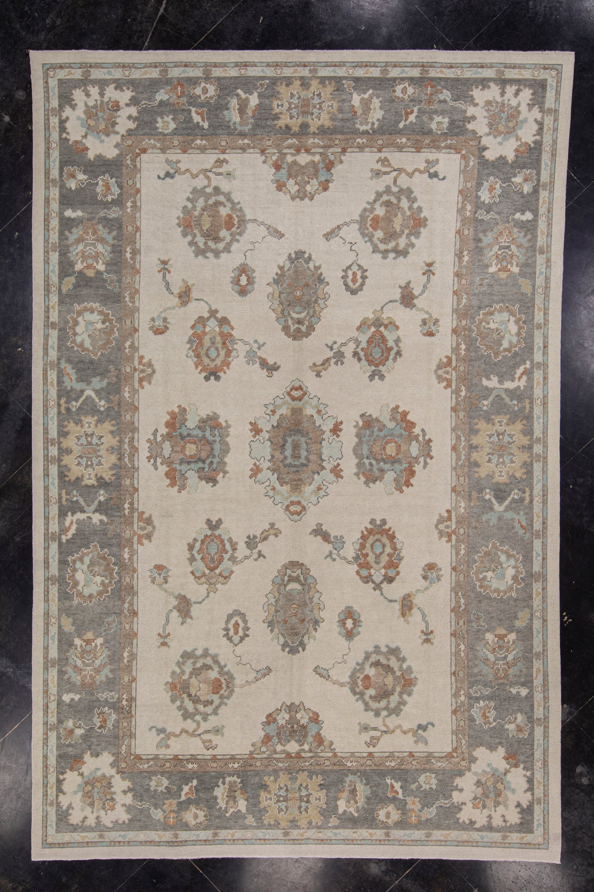 Turkish Oushak Rug 8'6" x 12'11" #2352