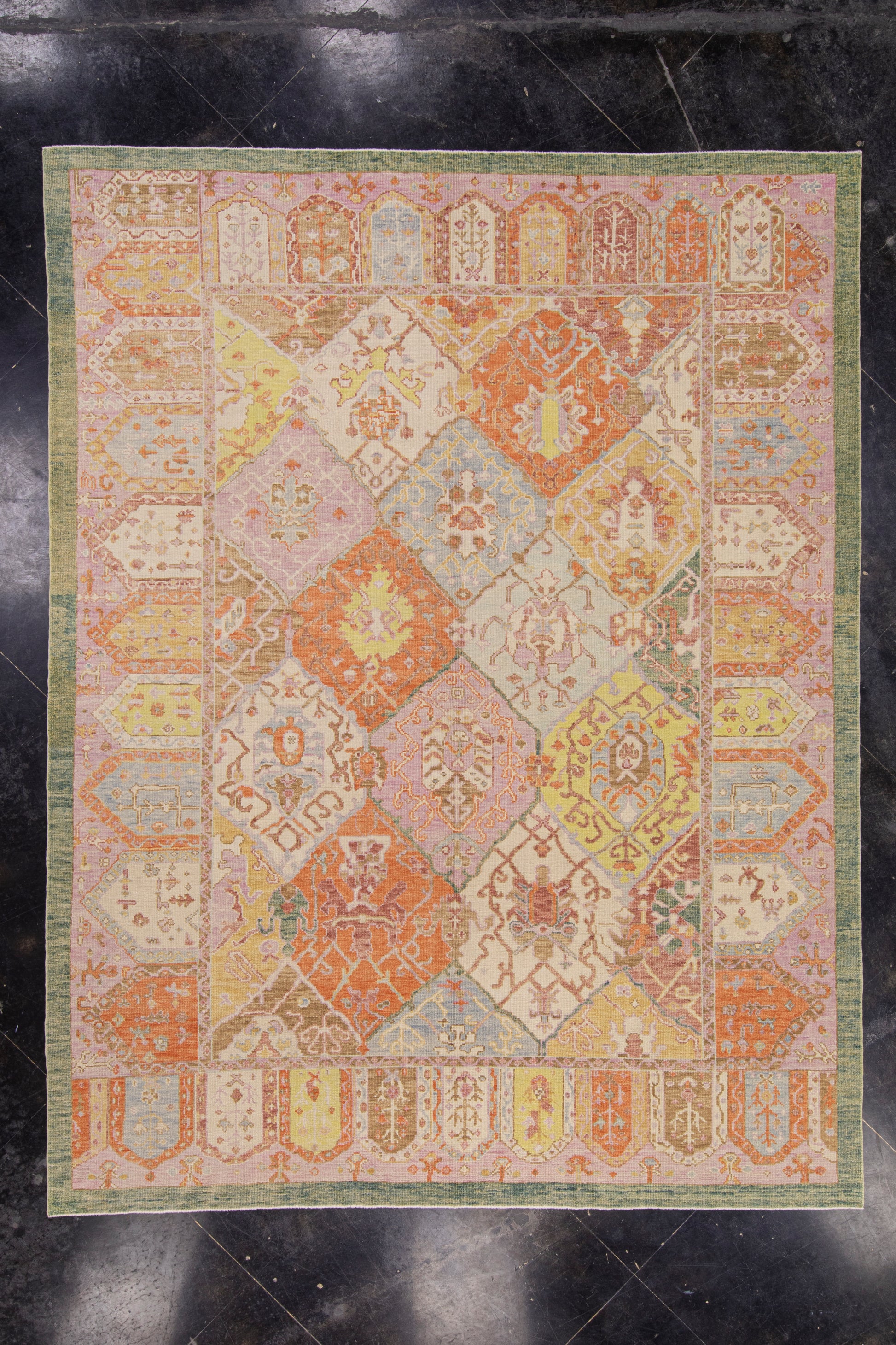 Turkish Oushak Rug 9' x 11'9" #167