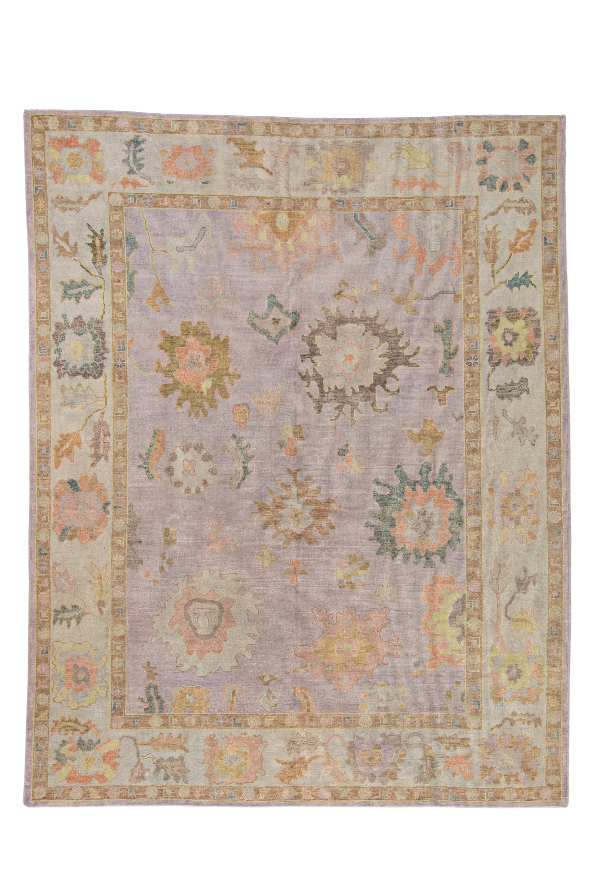 Turkish Oushak Rug 9'9" x 12'5" #1012