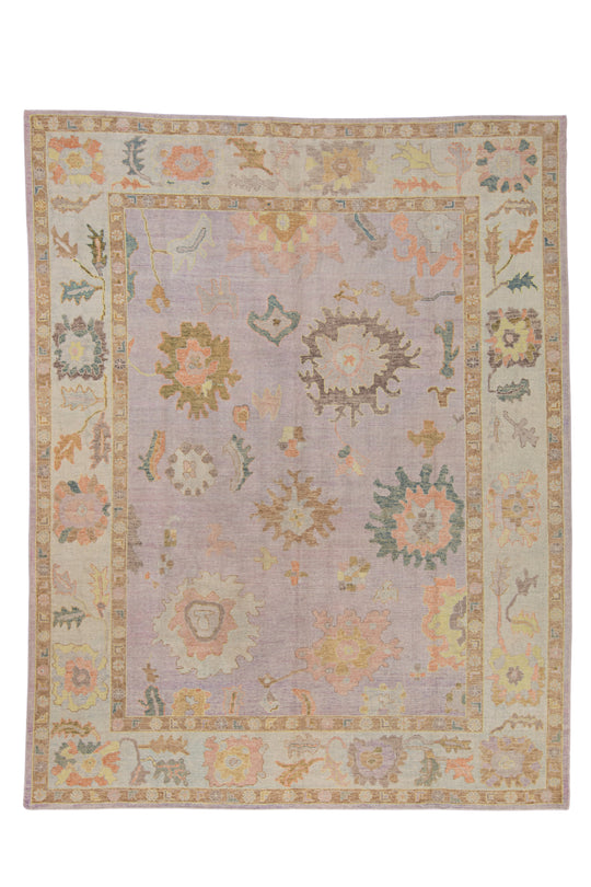 Turkish Oushak Rug 9'9" x 12'5" #1012