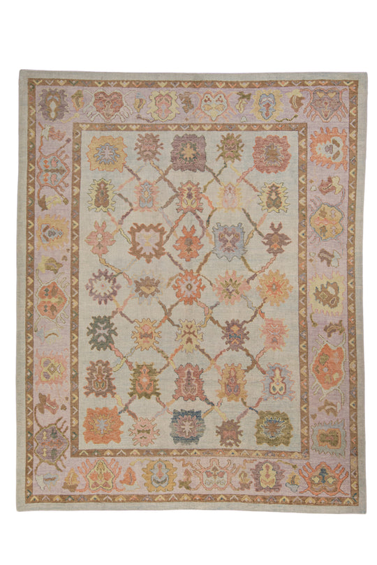 Turkish Oushak Rug 9'10" x 12'5" #2150