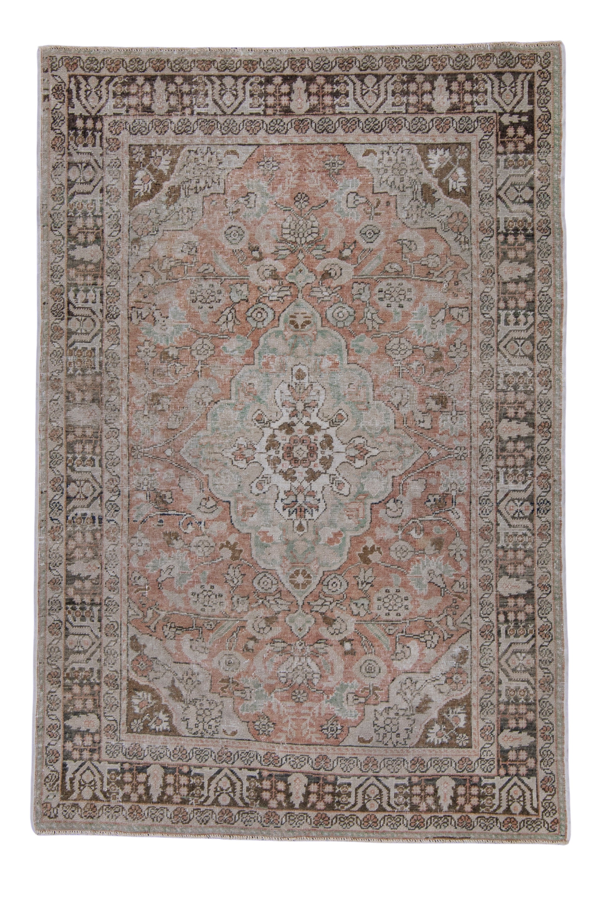 Turkish Vintage Anatolian Rug 4'4" x 6'3" #6061