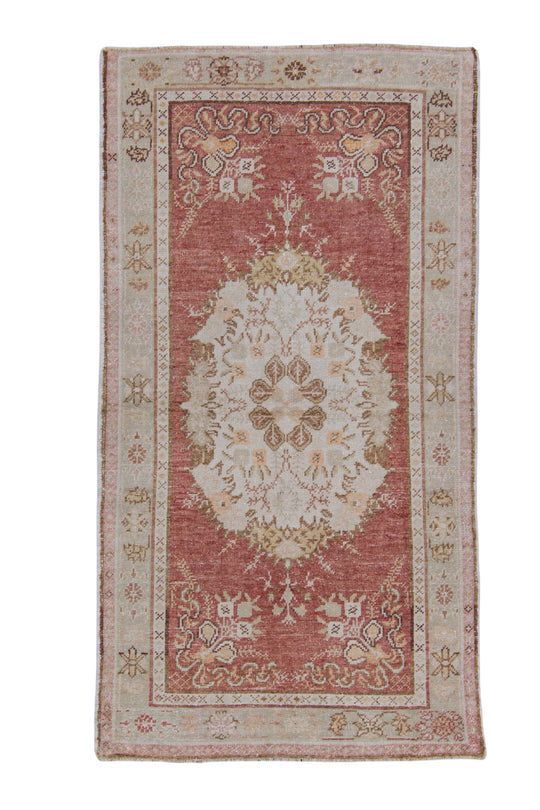 Turkish Vintage Anatolian Rug 3' x 5'6" #6051