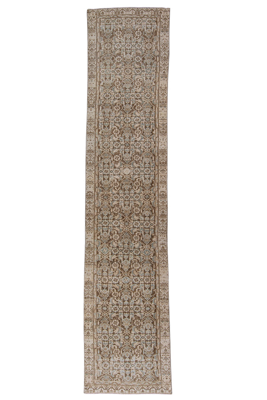 Turkish Vintage Anatolian Rug 3' x 13'6" #6048