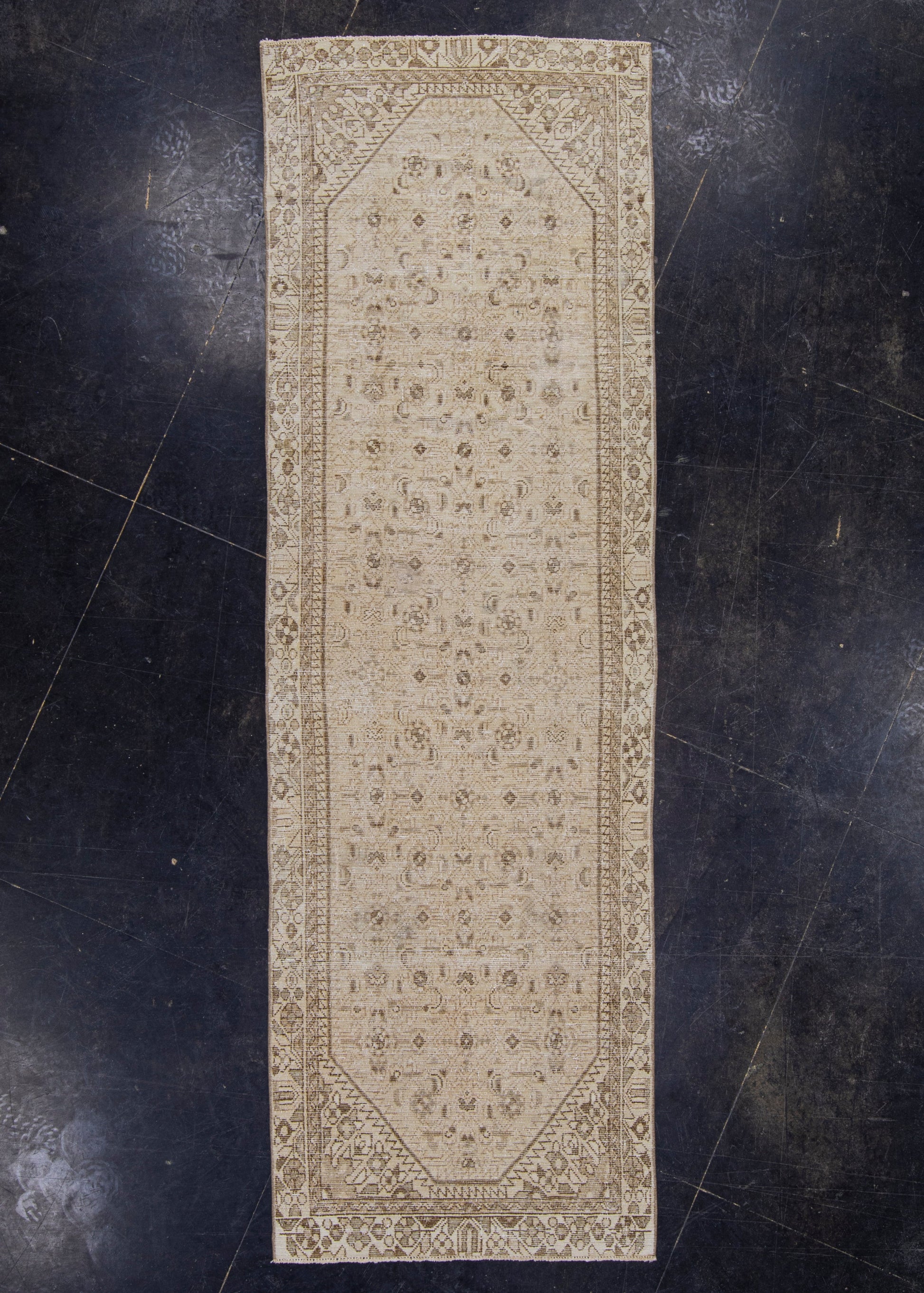 Turkish Vintage Anatolian Rug 3' x 9'3" #6043