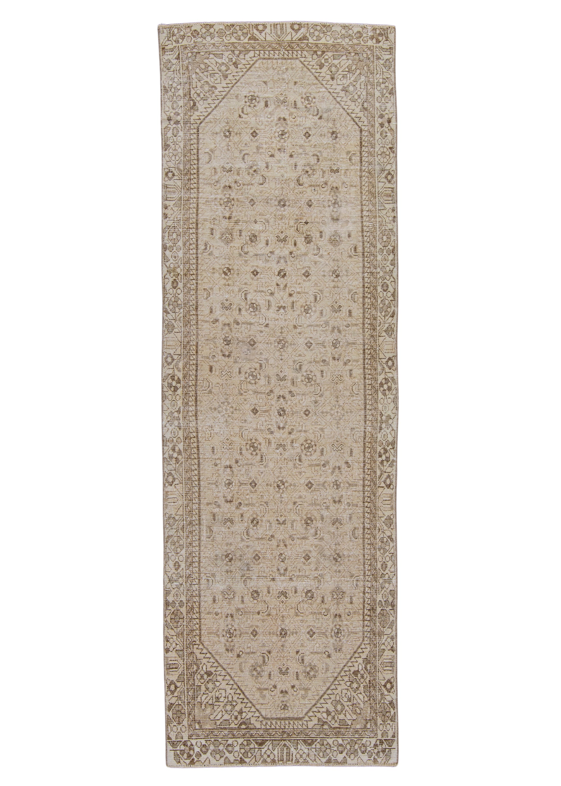 Turkish Vintage Anatolian Rug 3' x 9'3" #6043