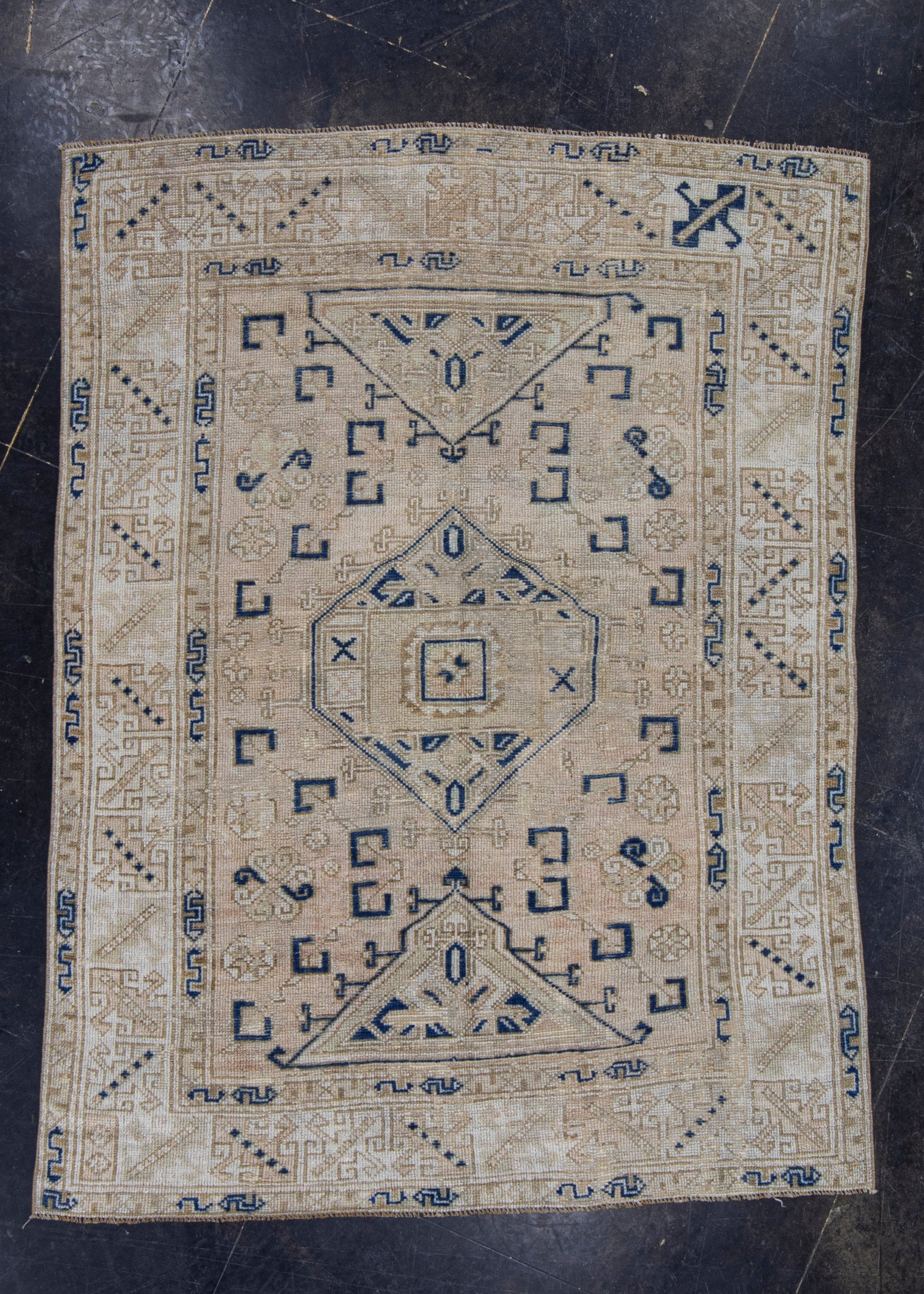 Turkish Vintage Anatolian Rug 4'6" x 6'1" #6042
