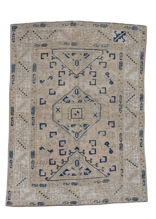 Turkish Vintage Anatolian Rug 4'6" x 6'1" #6042