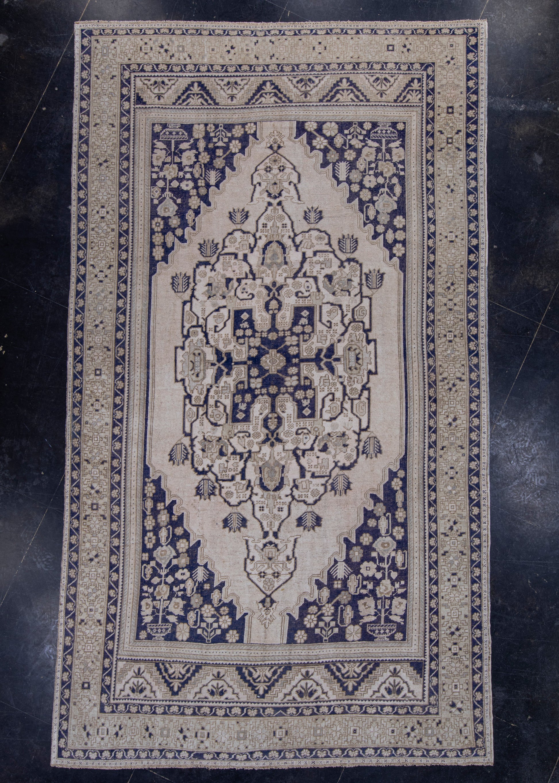 Turkish Vintage Anatolian Rug 6'10" x 12' #6036