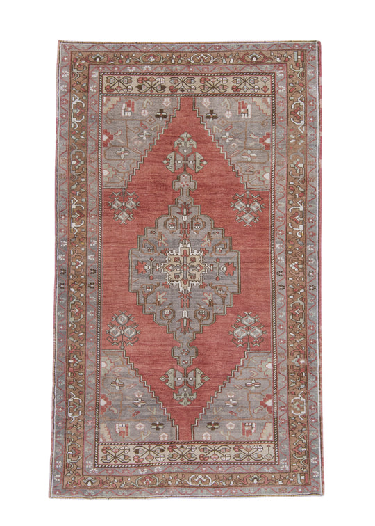 Turkish Vintage Anatolian Rug 4'8" x 7'10" #6024