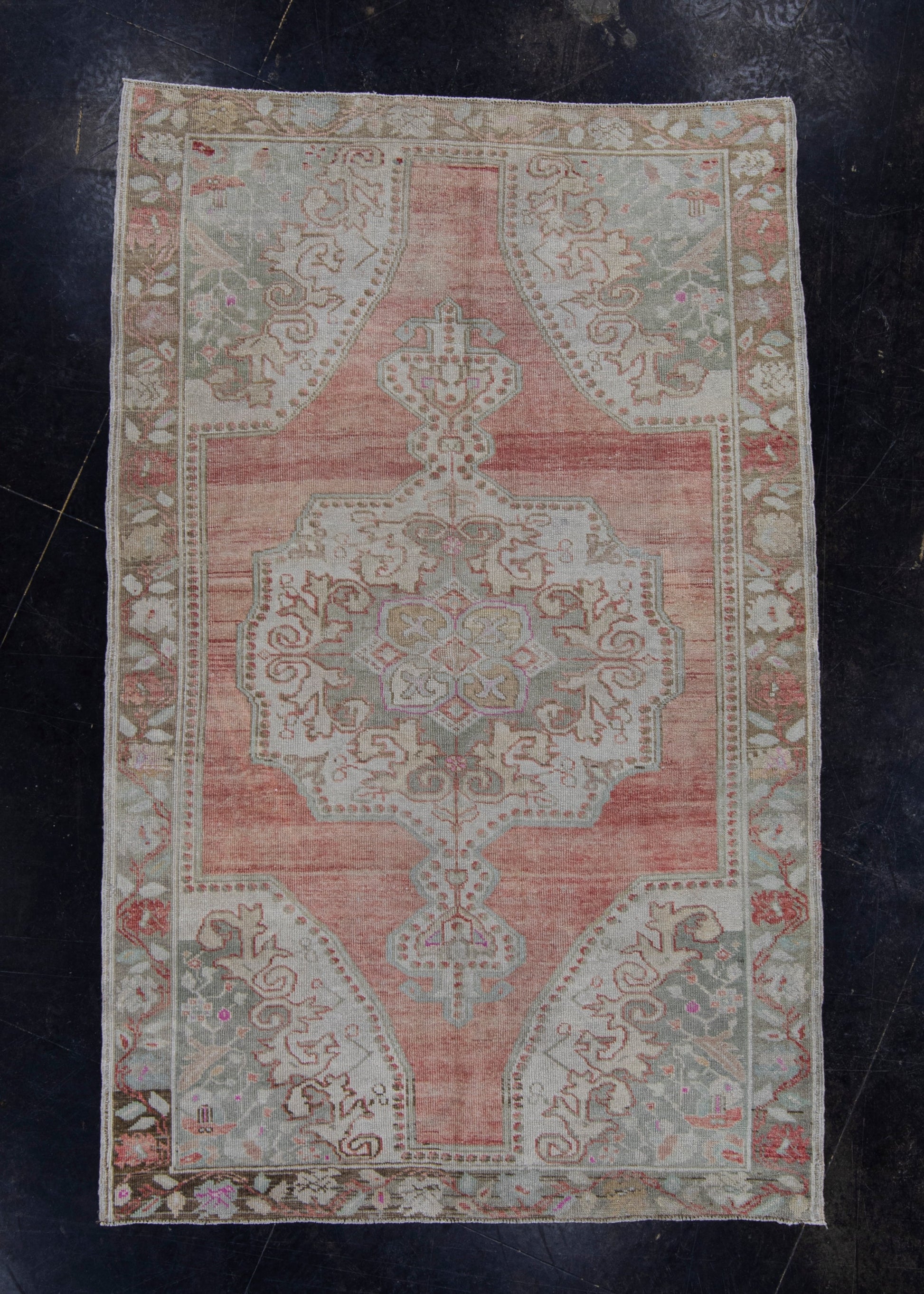 Turkish Vintage Anatolian Rug 4'5" x 7' #6001