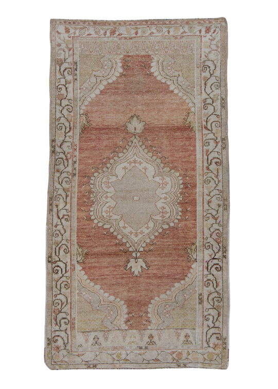 Turkish Vintage Anatolian Rug 3'4" x 6'5" #6003