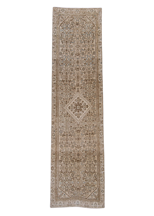 Turkish Vintage Anatolian Rug 3' x 11'7" #6010