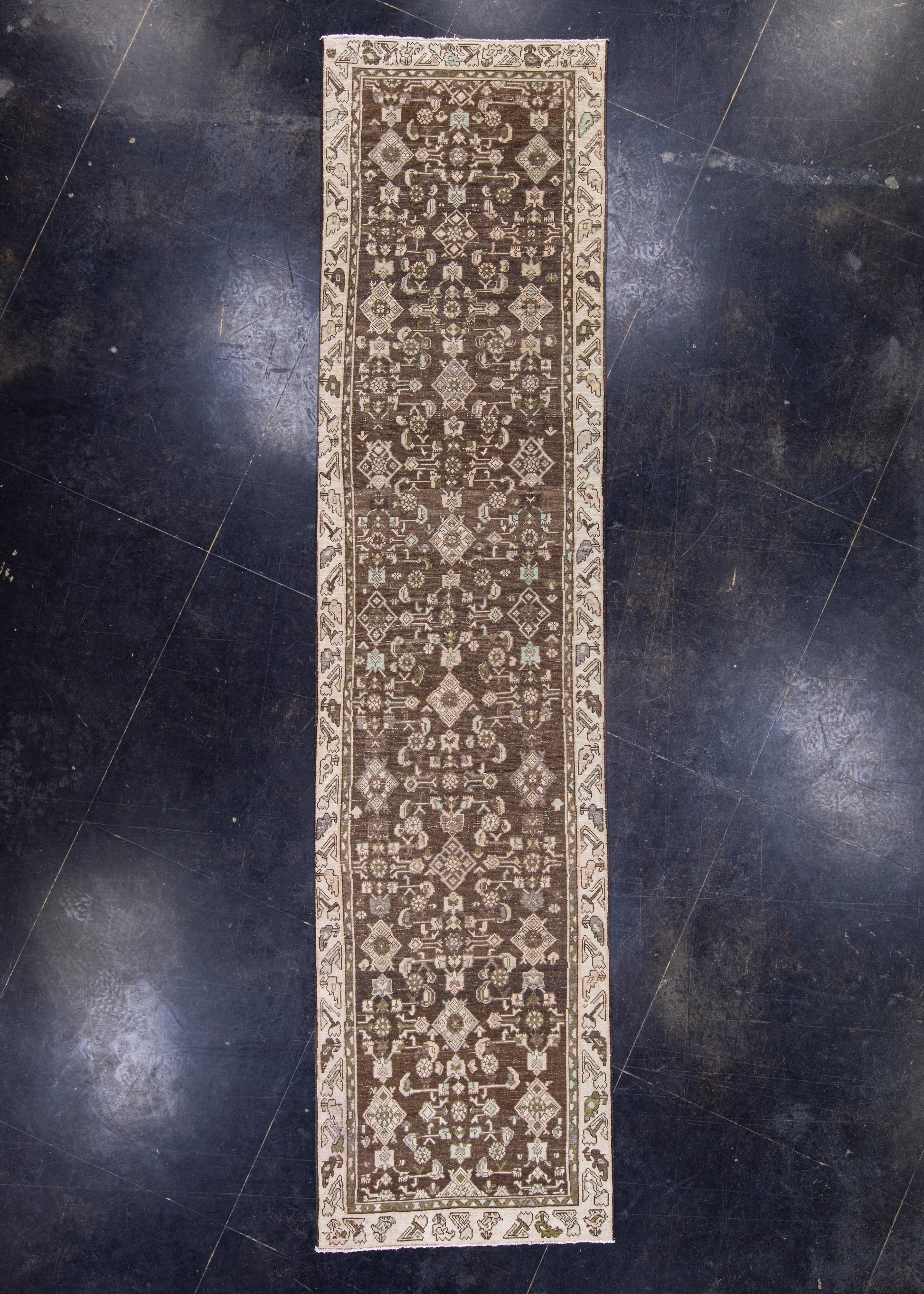 Turkish Vintage Anatolian Rug 3' x 12'3" #6012