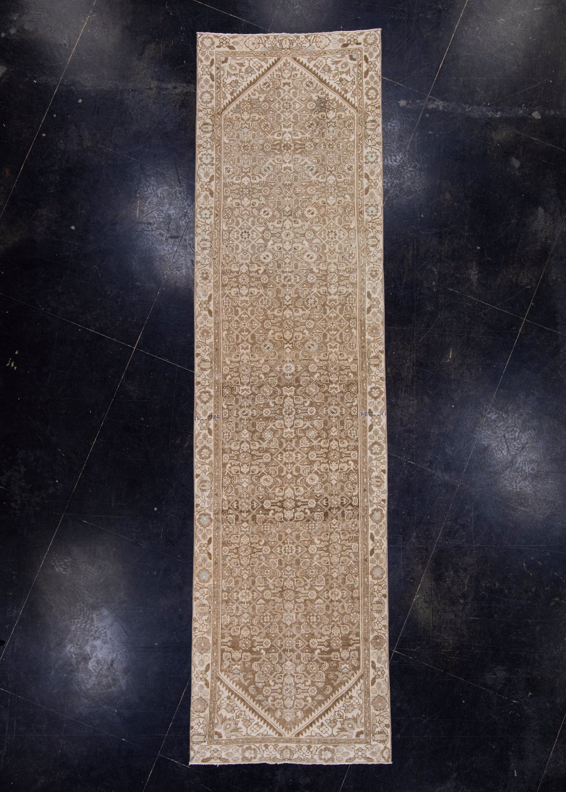 Turkish Vintage Anatolian Rug 3'3" x 12'3" #6013