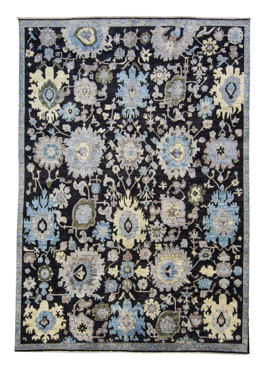 Oriental Hand Knotted Rug 9'2" x 13' #AS-8007