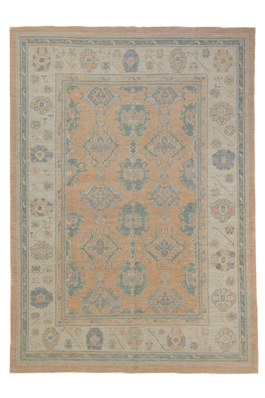 Turkish Oushak Rug 8'9" x 12'3" #16096