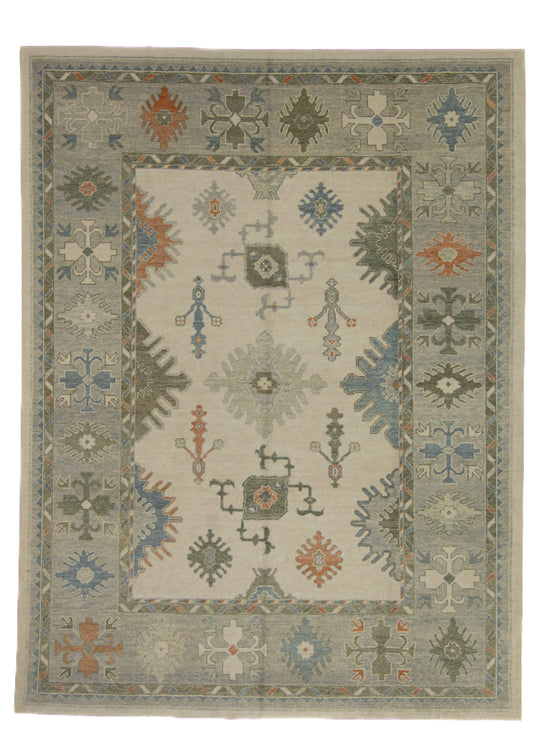 Turkish Oushak Rug 9'2" x 12'1" #16753