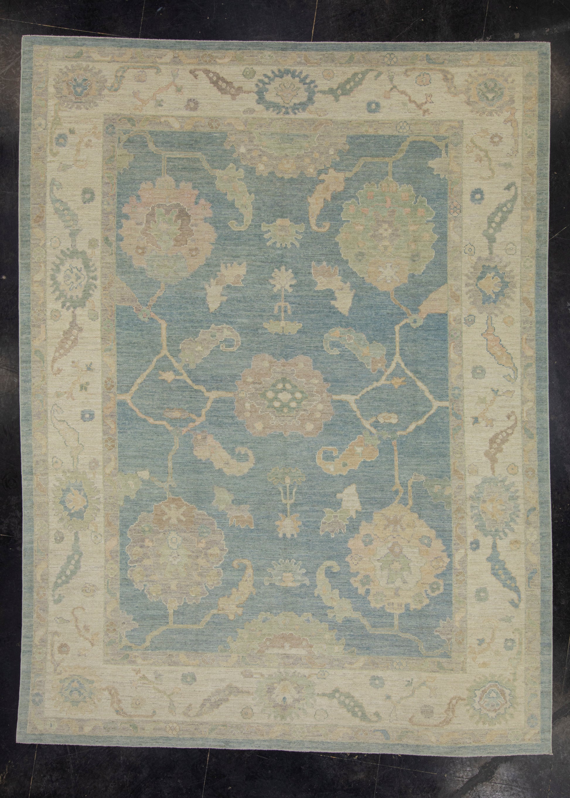 Turkish Oushak Rug 9'4" x 12'5" #16492