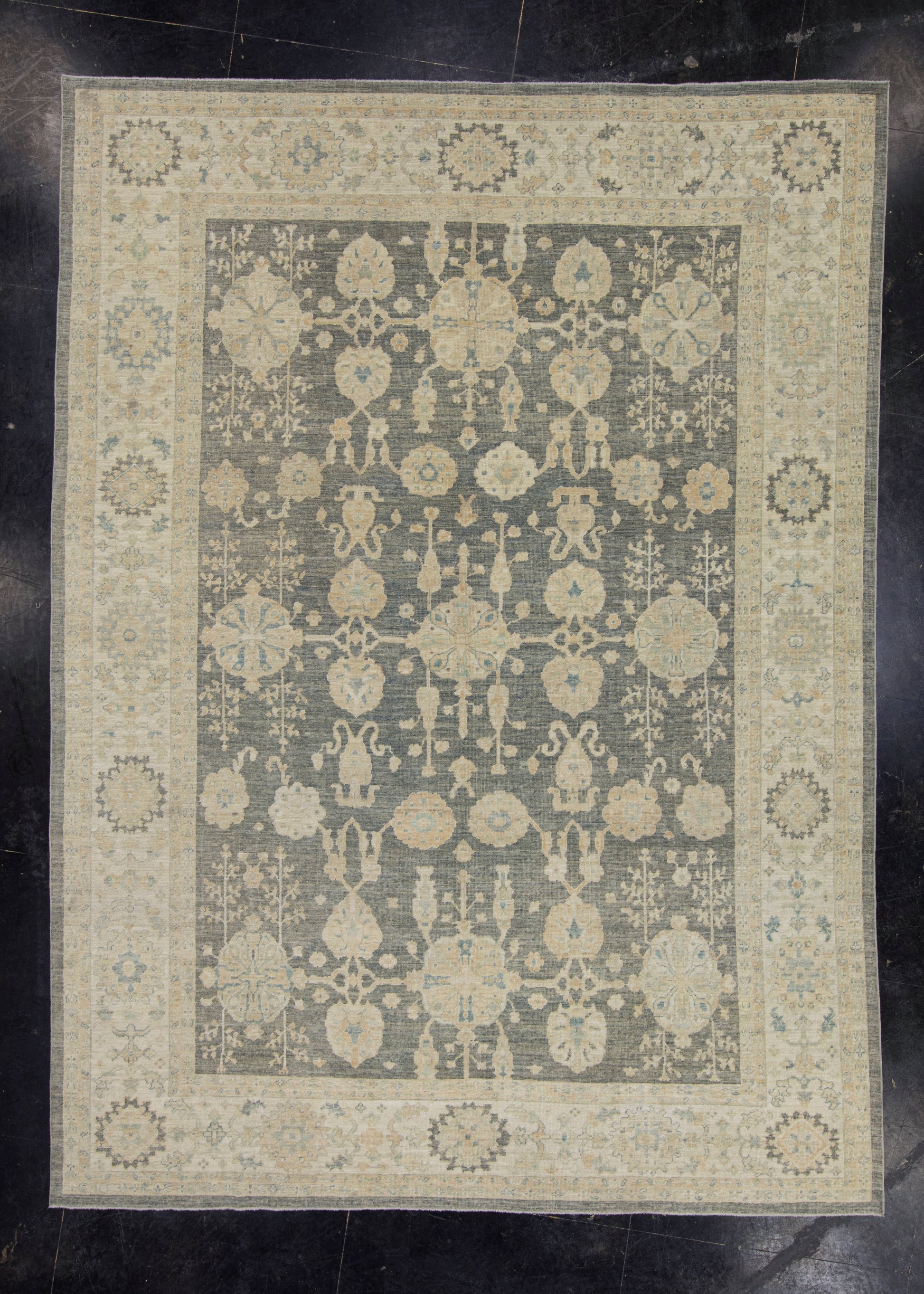 Turkish Oushak Antique Look Rug 8'10" x 12' #16529
