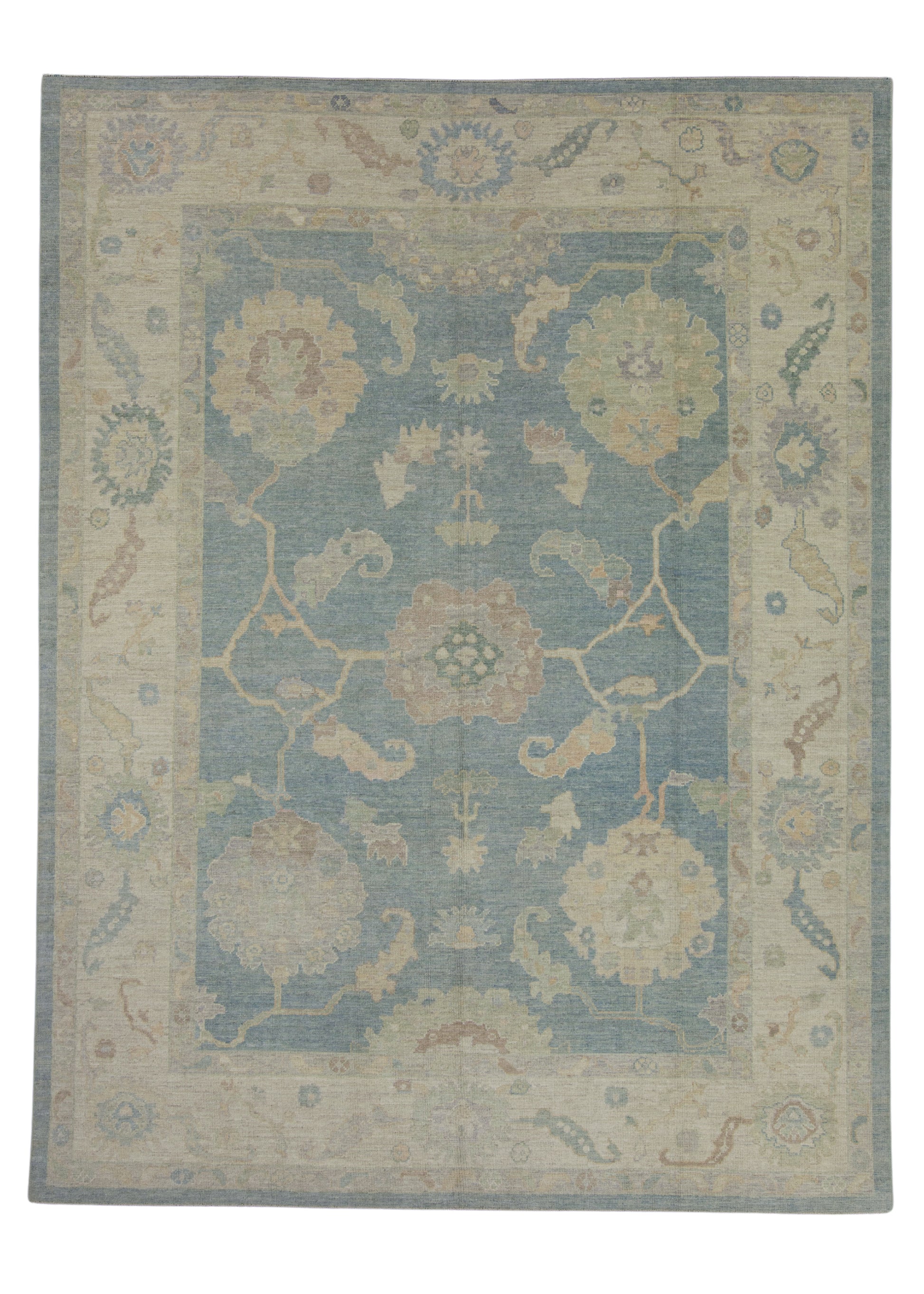 Turkish Oushak Rug 9'4" x 12'3" #16107