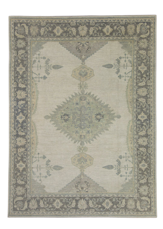 Turkish Oushak Antique Look Rug 9' x 12'1" #16068