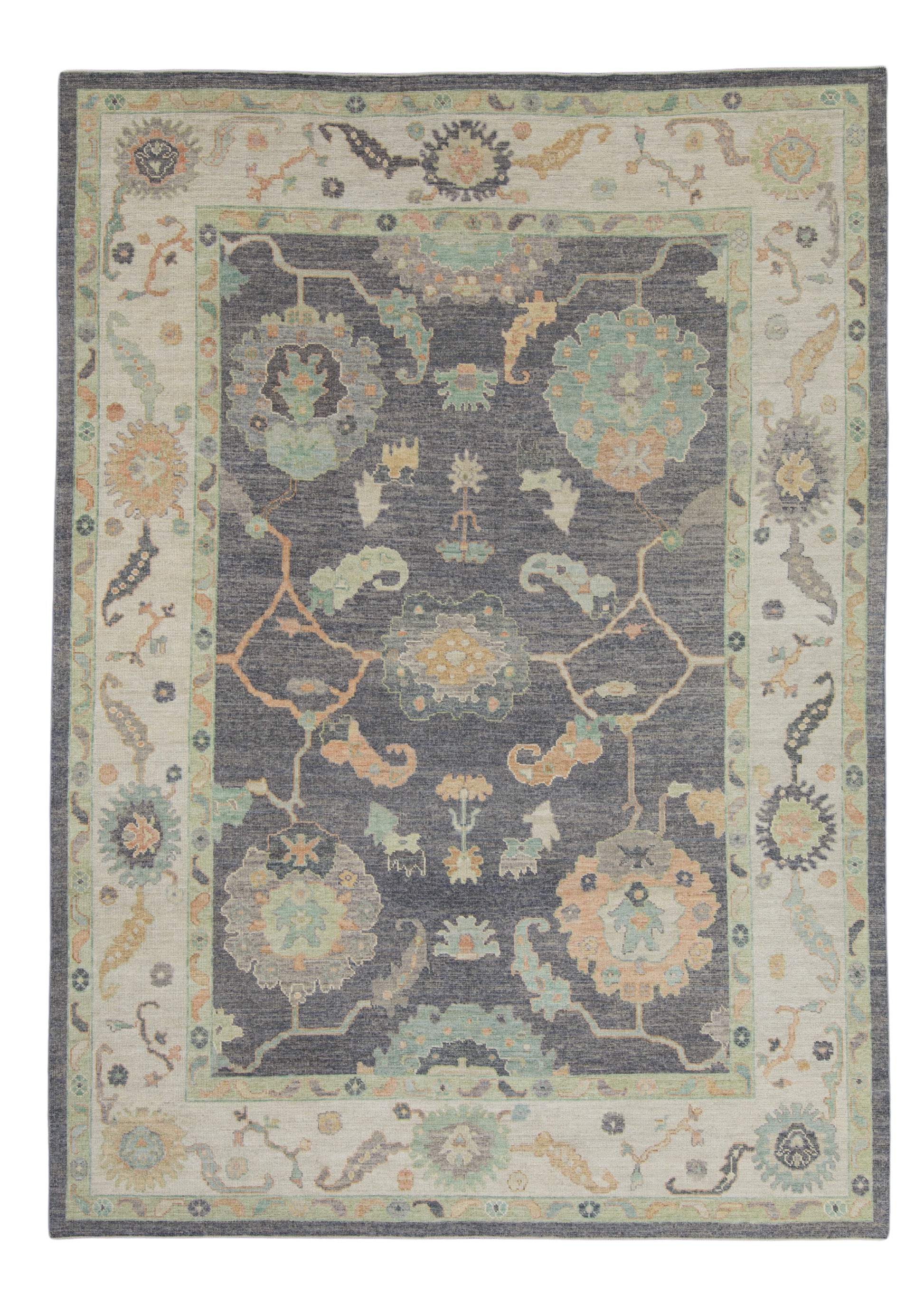 Turkish Oushak Rug 9'1" x 12'8" #16538