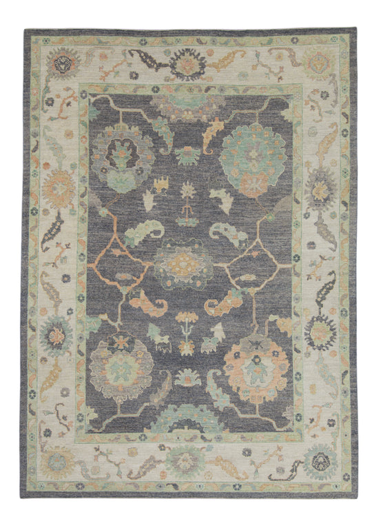 Turkish Oushak Rug 9'1" x 12'8" #16538