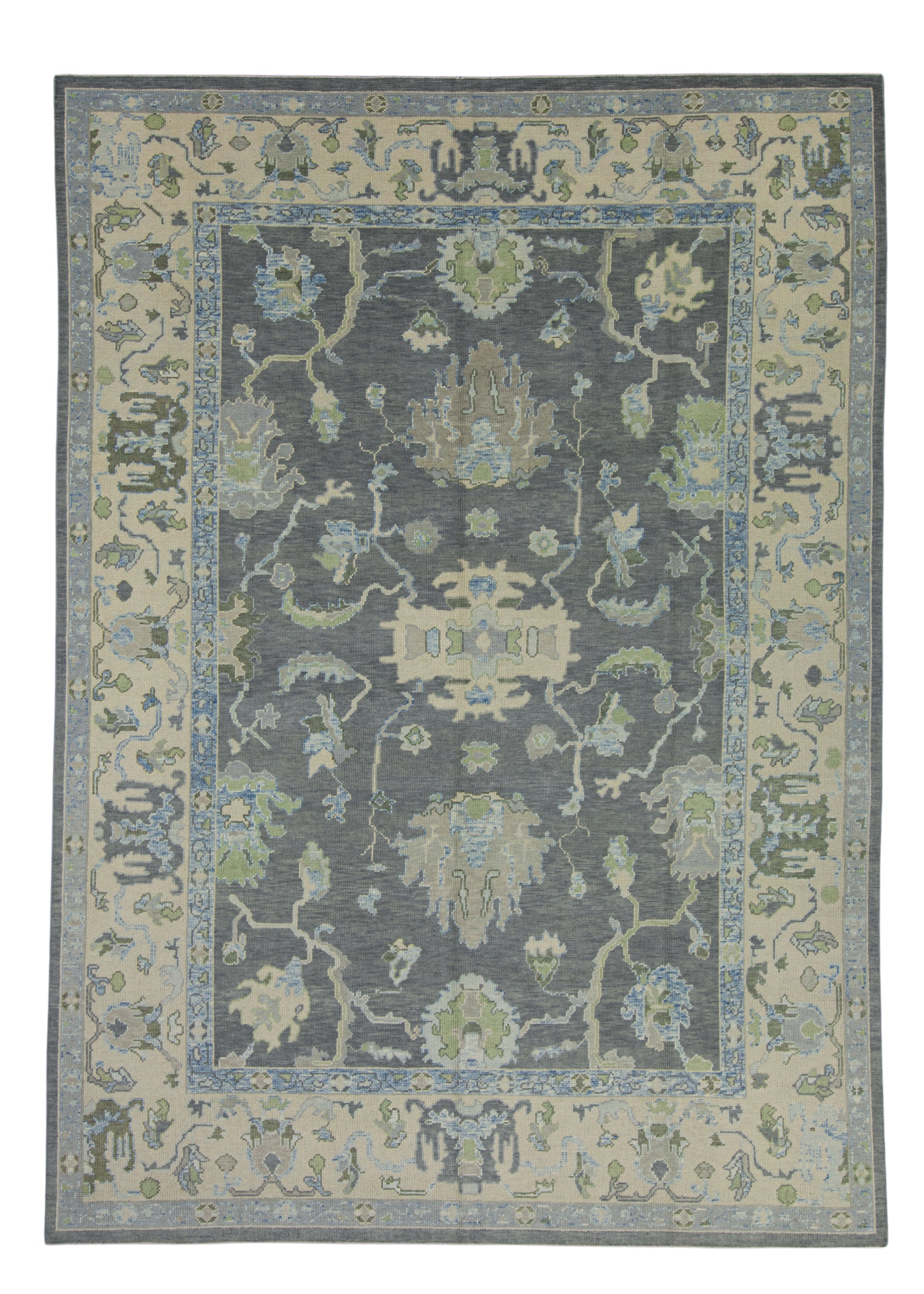 Turkish Oushak Rug 9' x 12'7" #16563