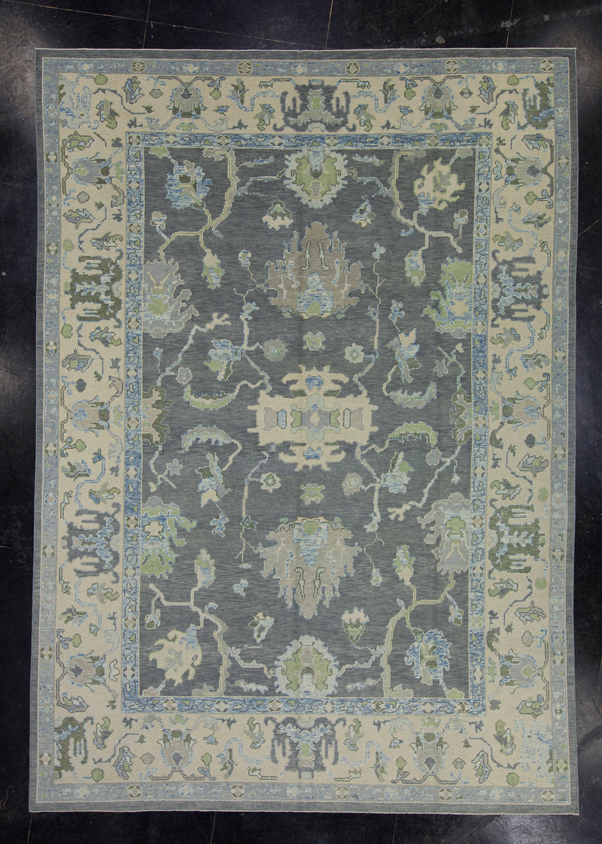 Turkish Oushak Rug 9' x 12'7" #16563