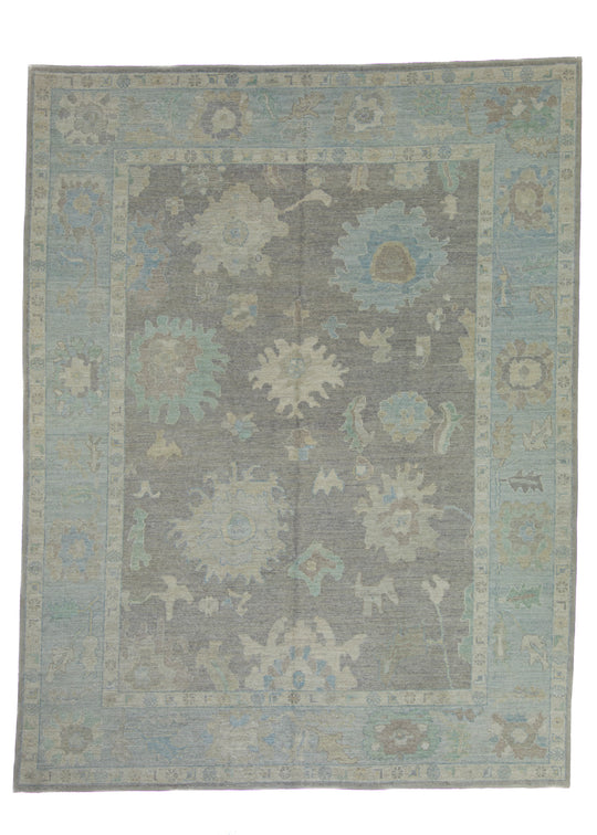 Turkish Oushak Rug 9'6" x 12'4" #16080