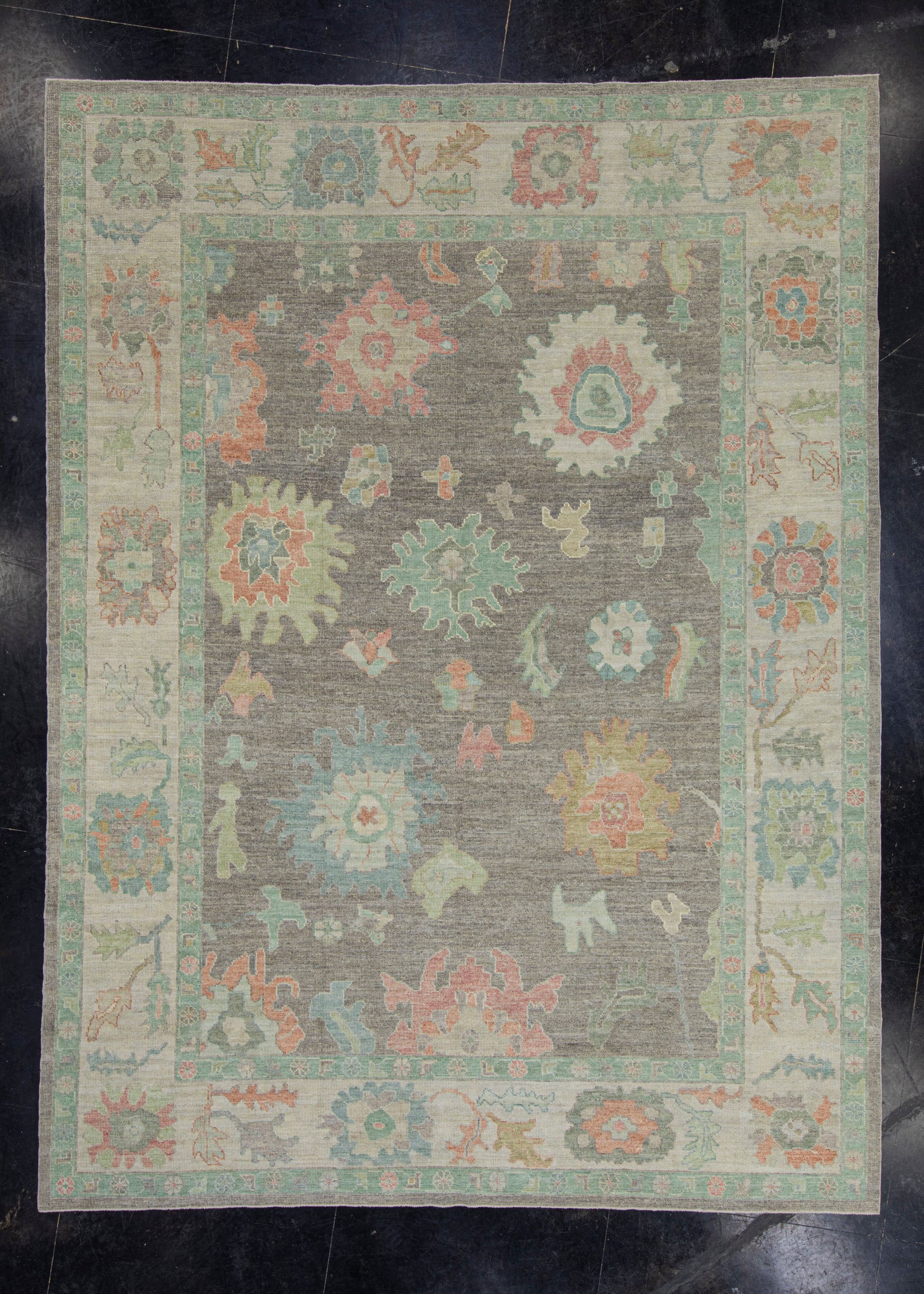 Turkish Oushak Rug 9'2" x 12'4" #16039