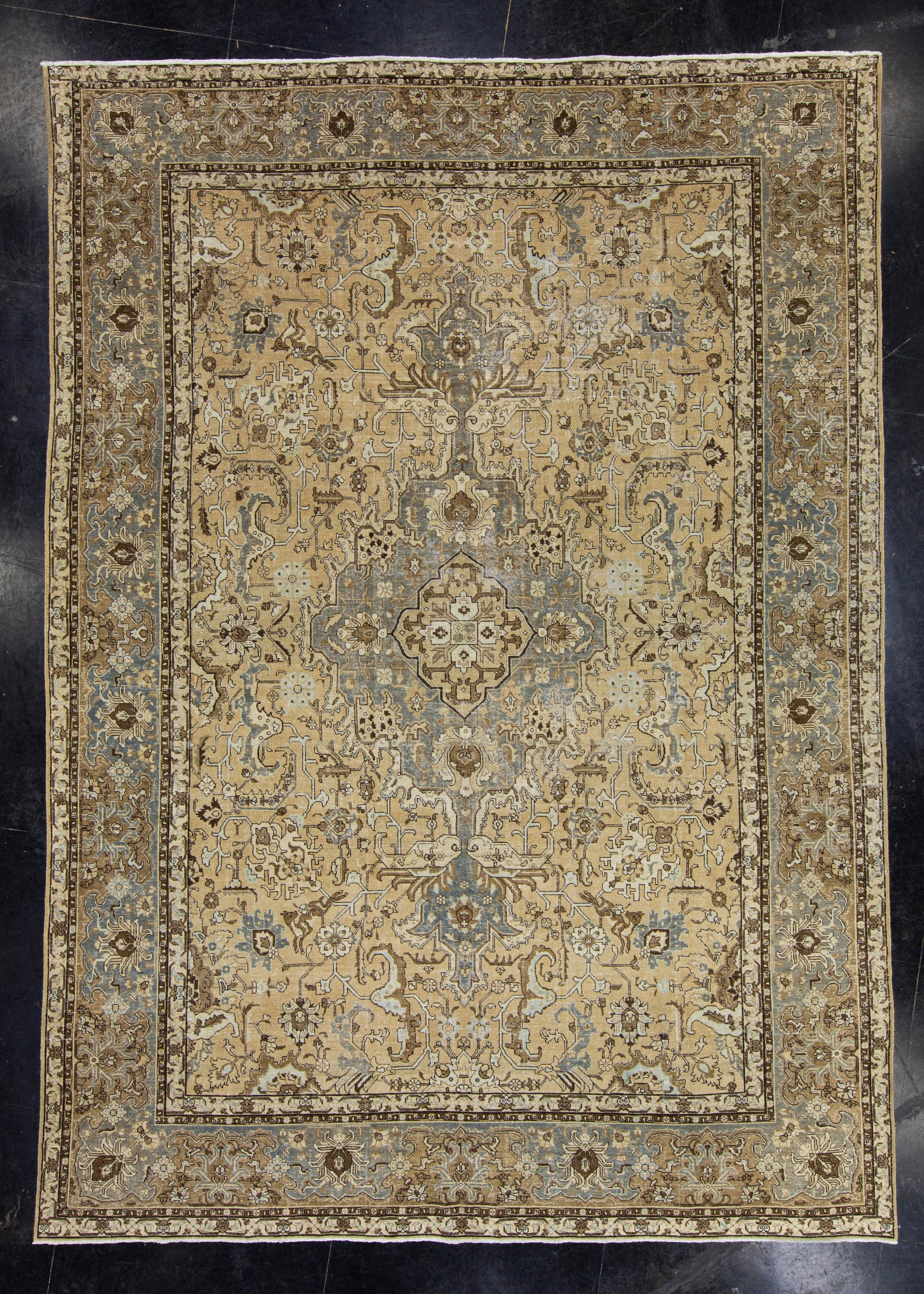 Turkish Vintage Anatolian Rug 9'3" x 13' #16853
