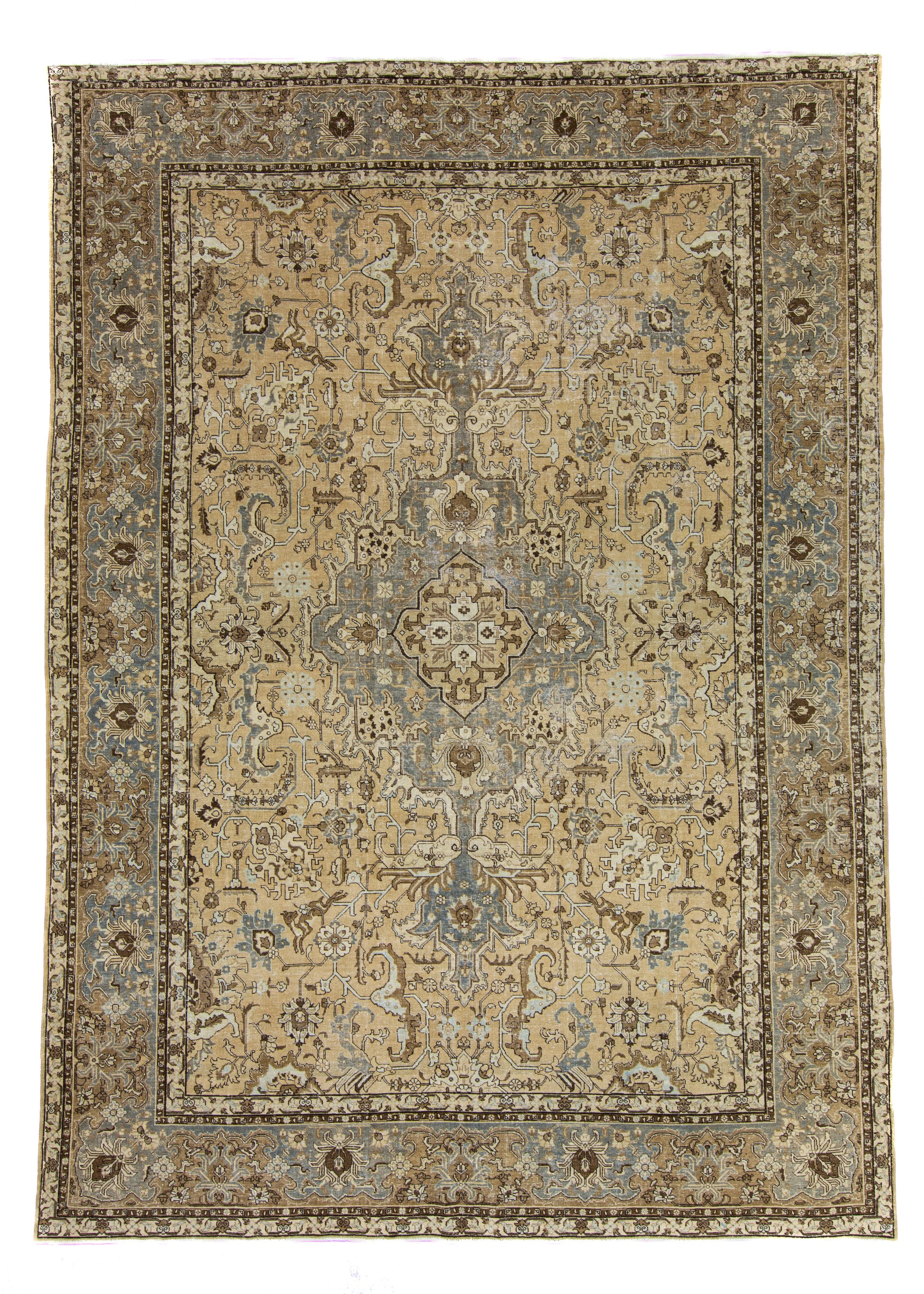 Turkish Vintage Anatolian Rug 9'3" x 13' #16853