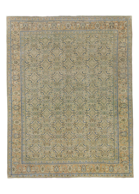 Turkish Vintage Anatolian Rug 9'6" x 12'2" #16761