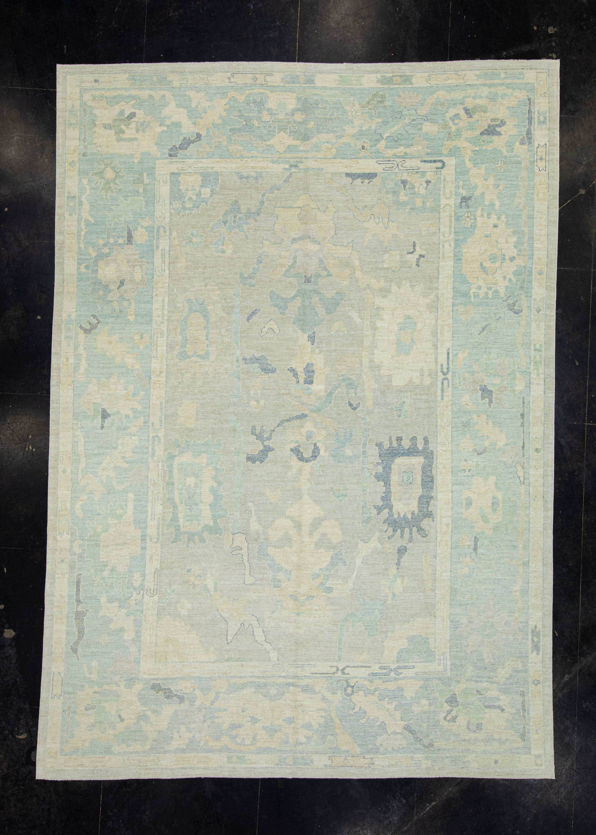 Turkish Oushak Rug 9'10" x 13'10" #16516