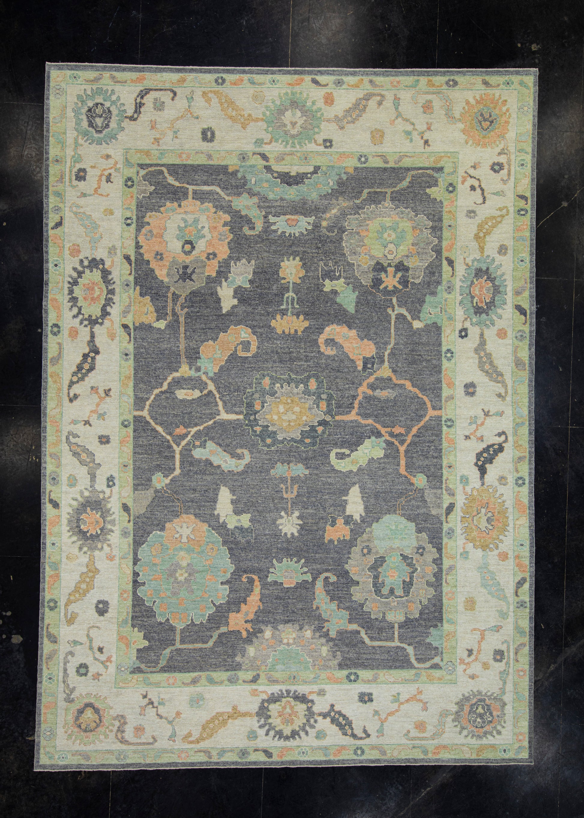 Turkish Oushak Rug 9'11" x 14' #16539