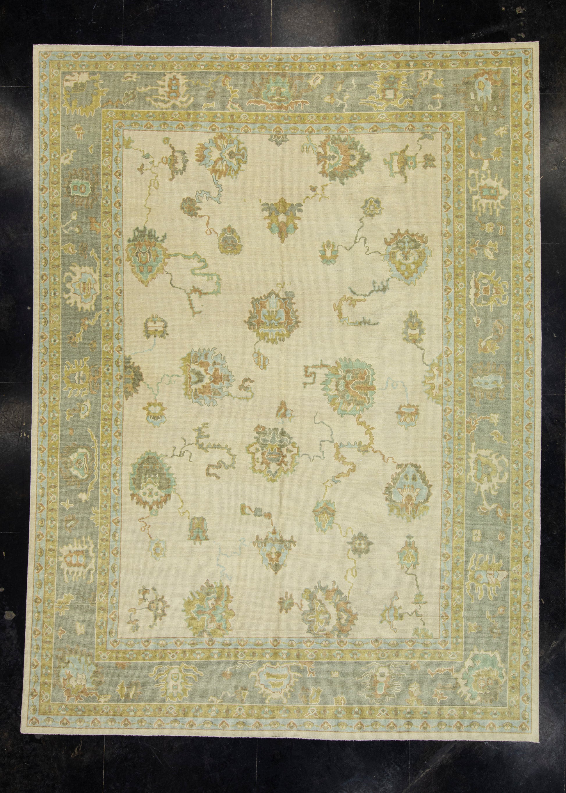 Turkish Oushak Rug 10'2" x 13'8" #16621
