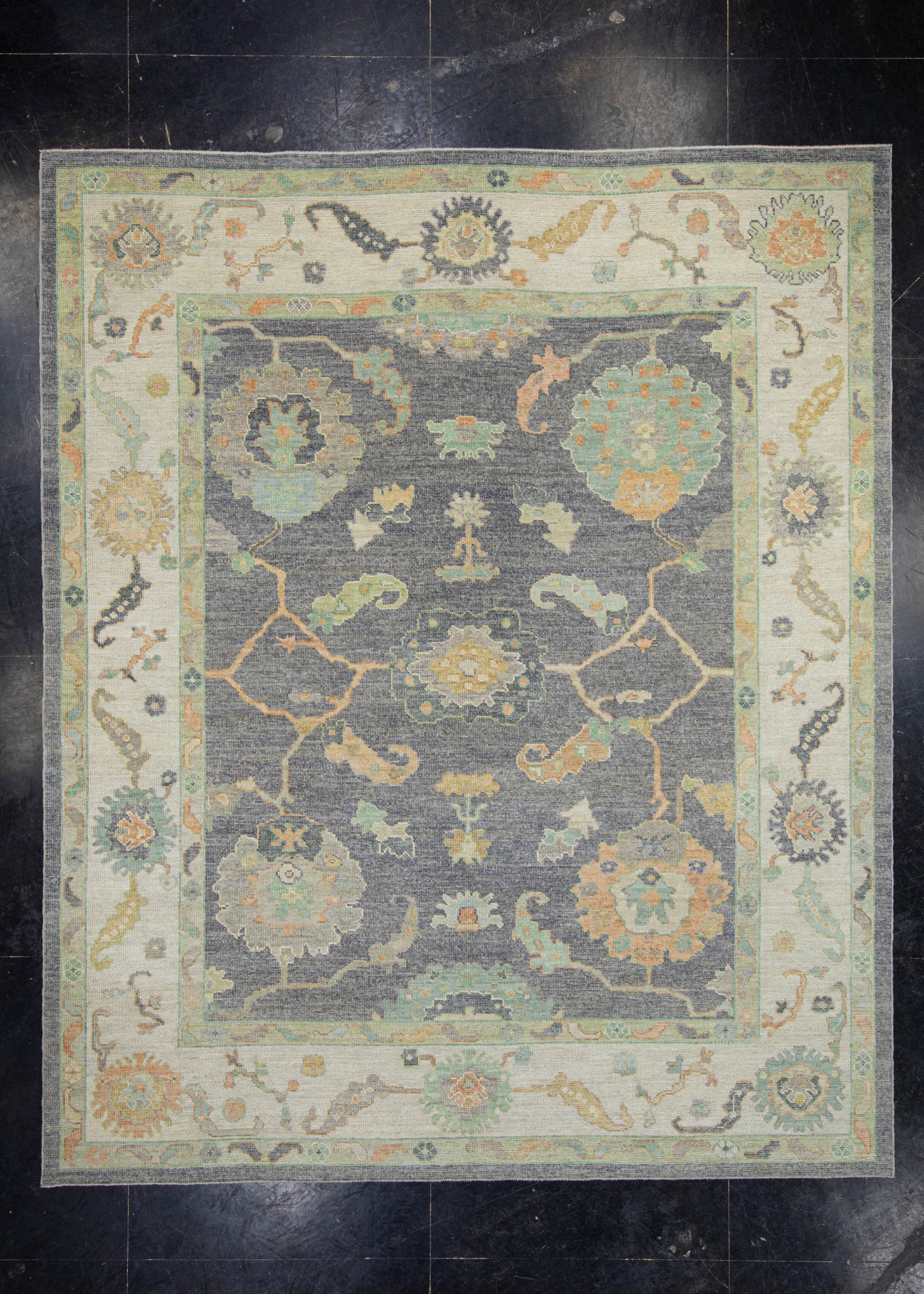 Turkish Oushak Rug 8'6" x 10'3" #16530