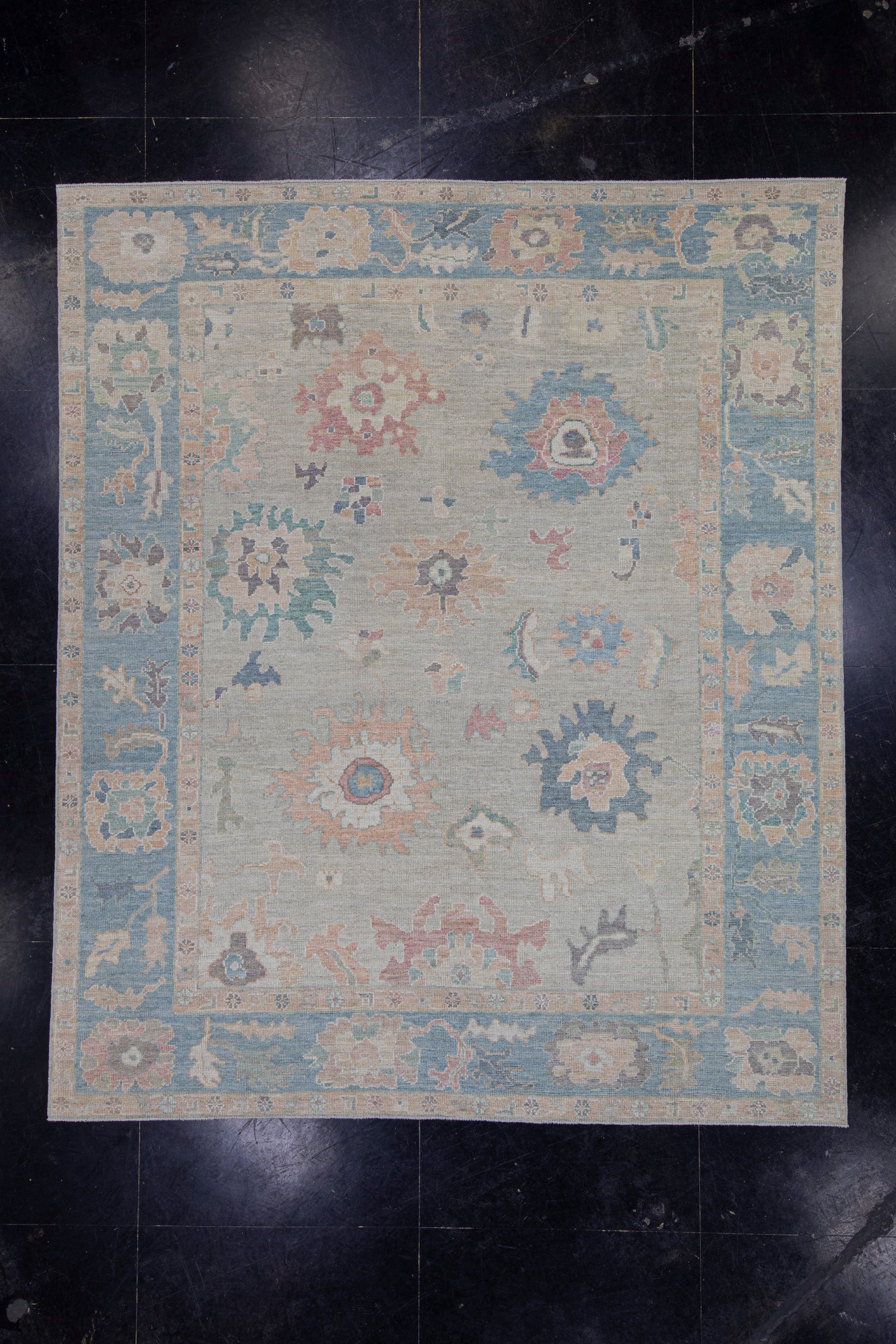Turkish Oushak Rug 8'6" x 10'1" #16118