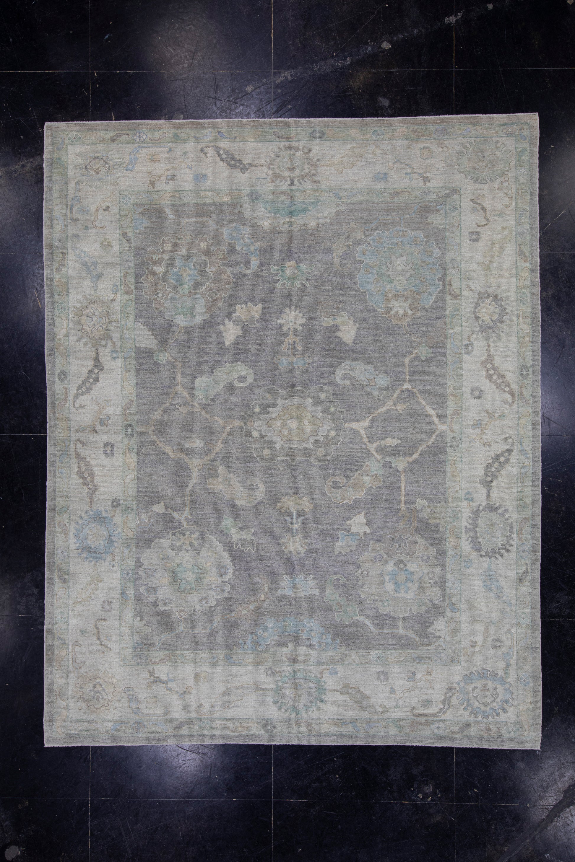 Turkish Oushak Rug 8'2" x 10'3" #16477