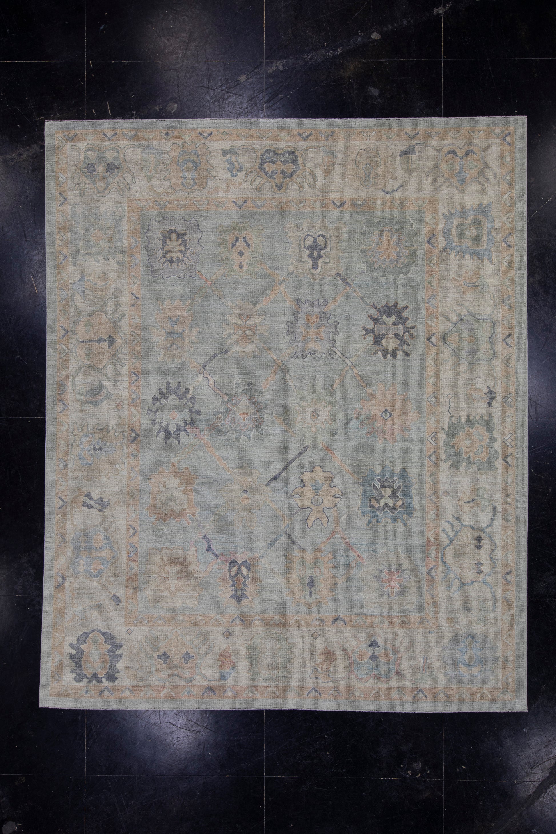 Turkish Oushak Rug 8'1" x 9'10" #16053