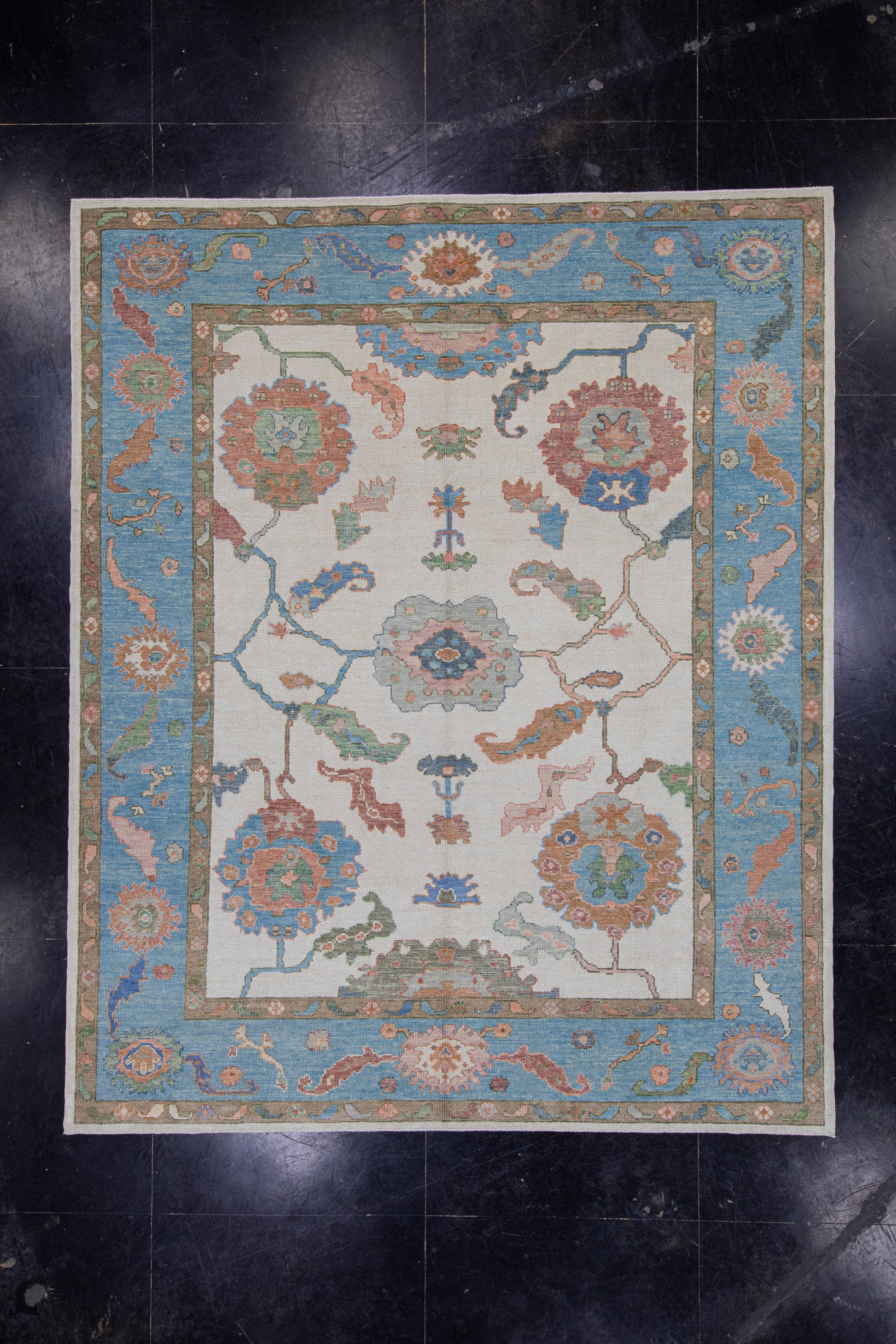 Turkish Oushak Rug 8'5" x 10'3" #16775