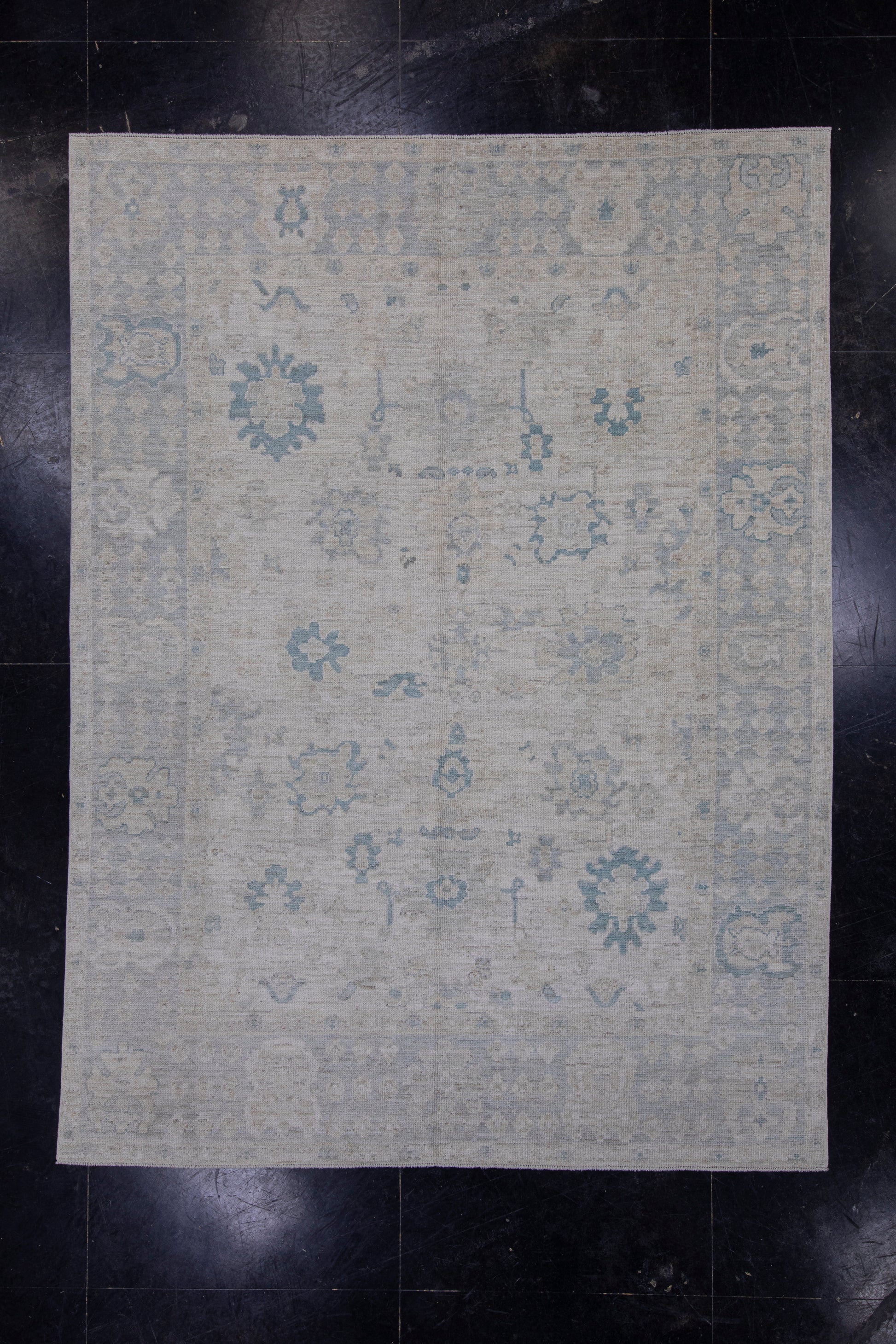 Turkish Oushak Rug 7'4" x 9'10" #16851