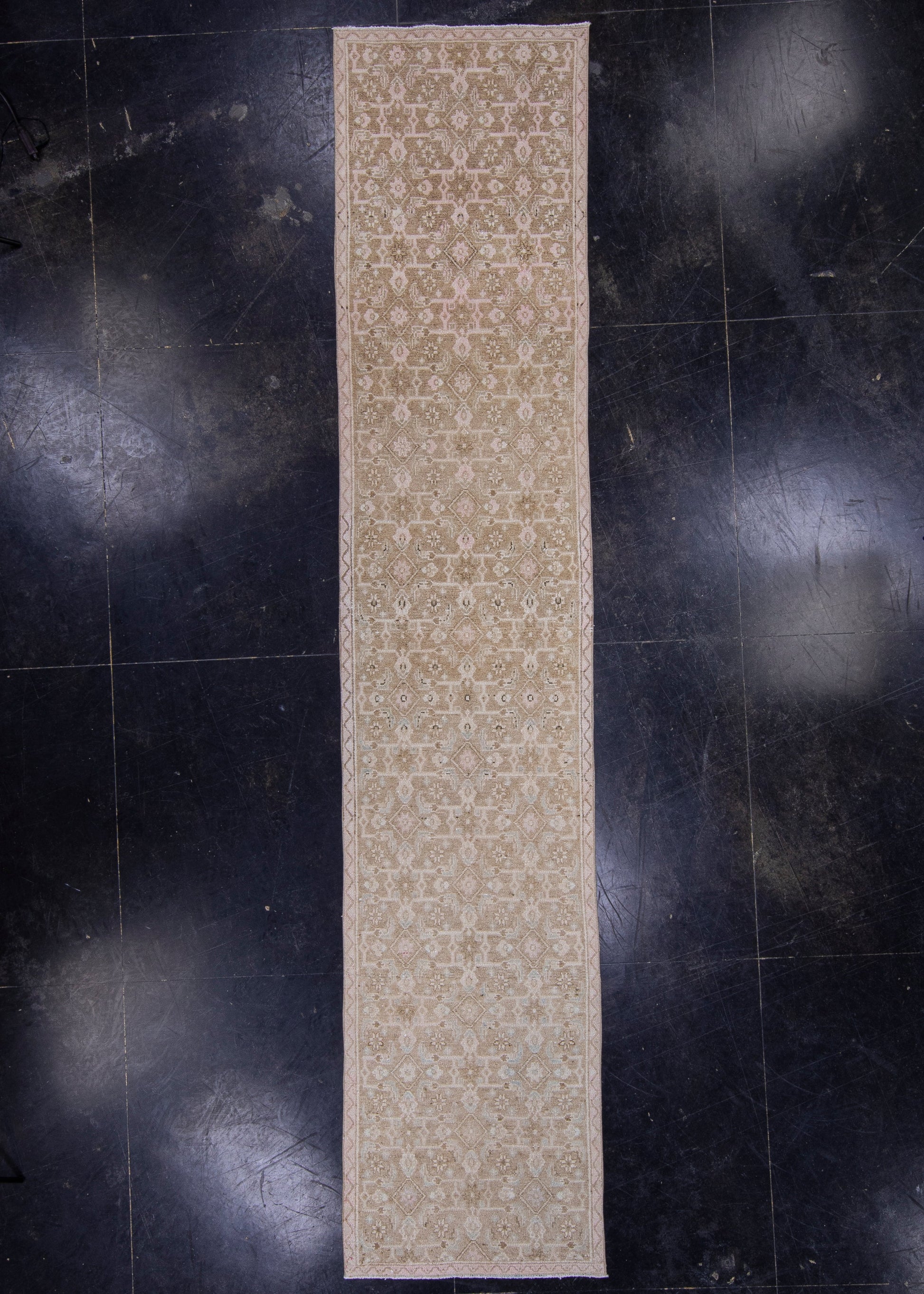 Turkish Vintage Anatolian Runner Rug 2'5" x 11'9" #16905