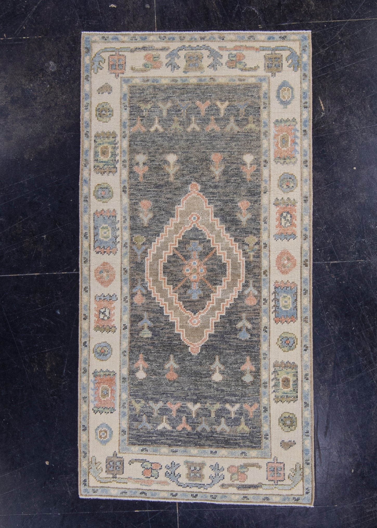 Turkish Oushak Rug 2'11" x 5'10" #16647