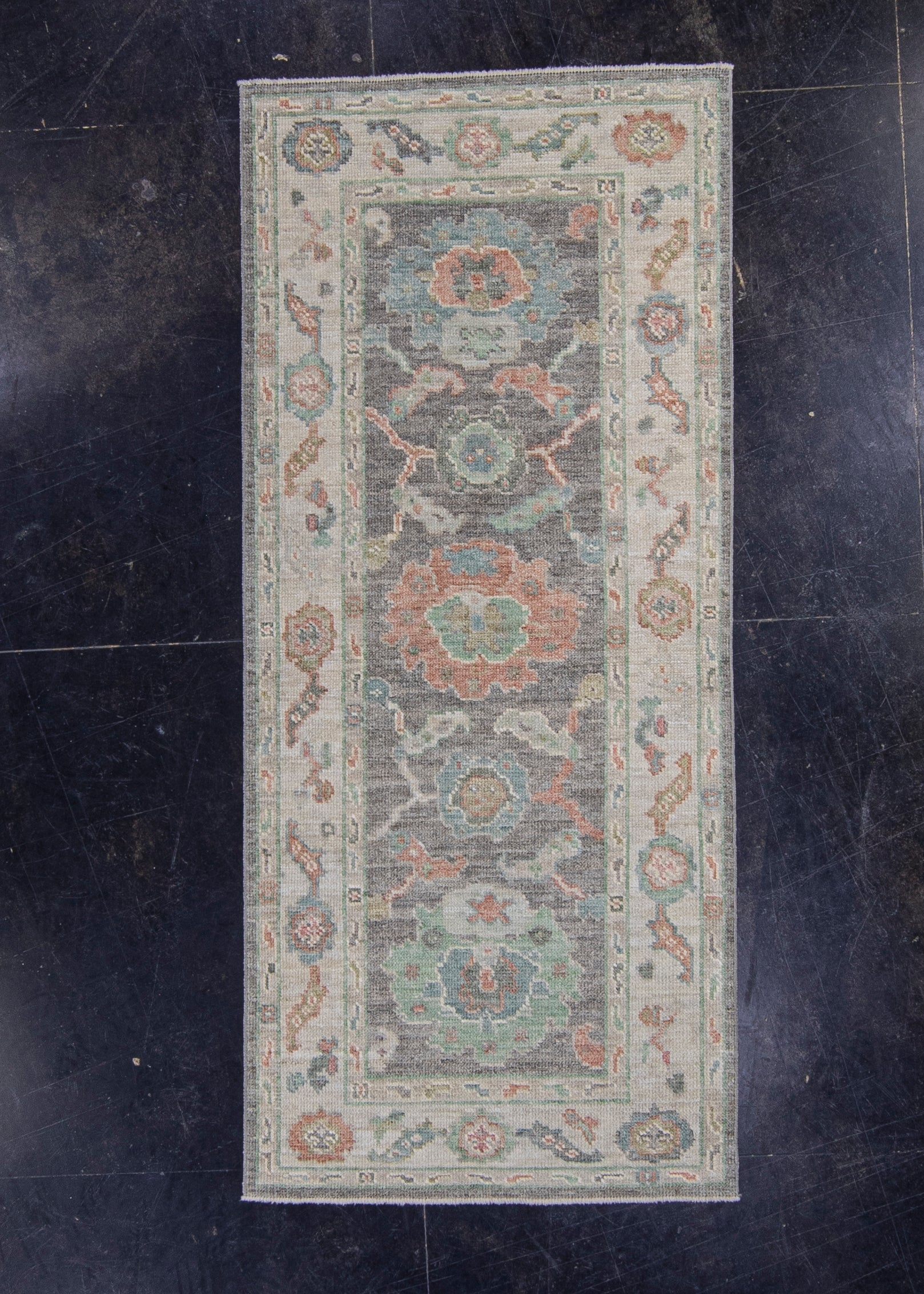 Turkish Oushak Rug 2'9" x 6'4" #16200
