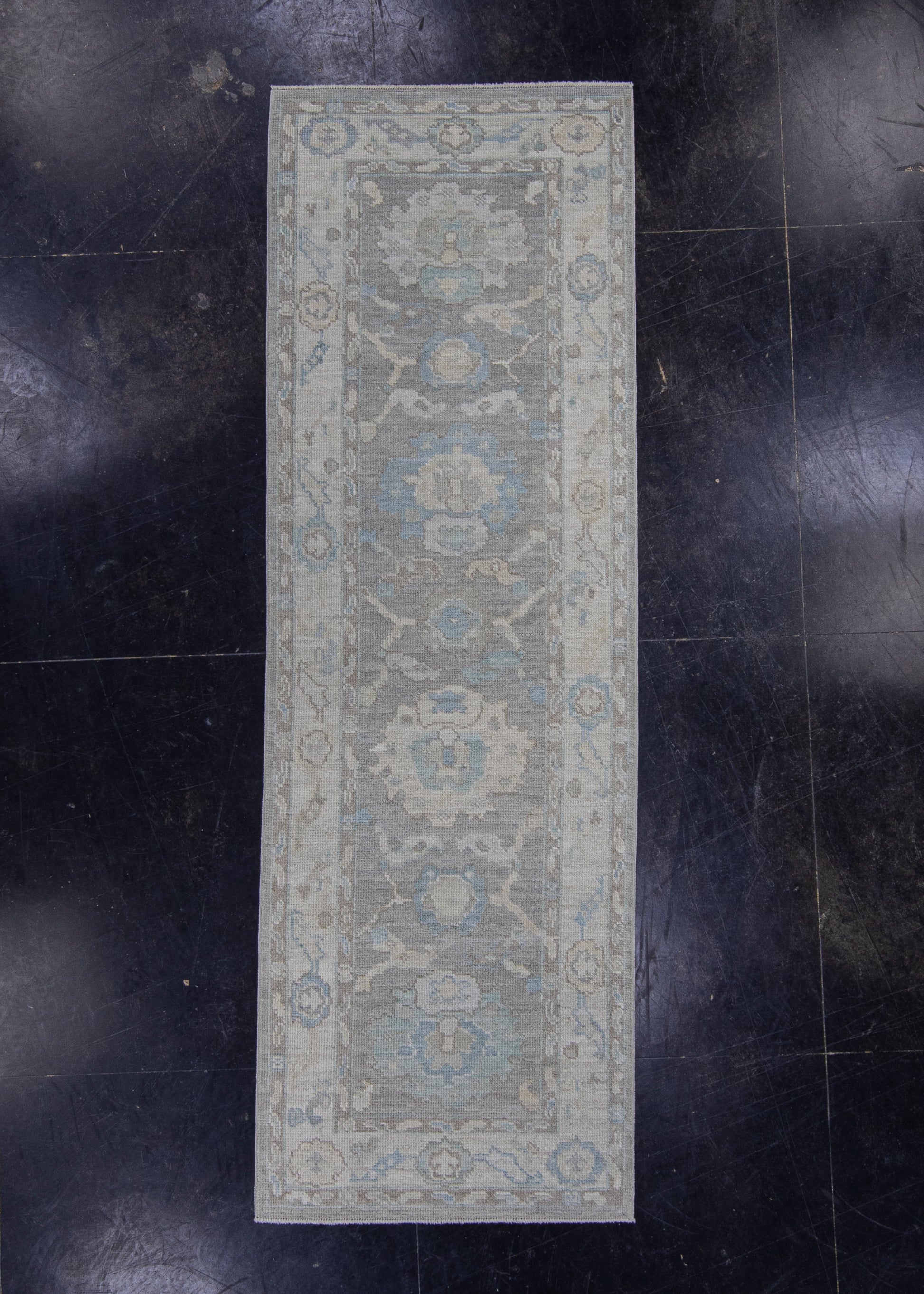 Turkish Oushak Runner Rug 2'9" x 8'3" #16275